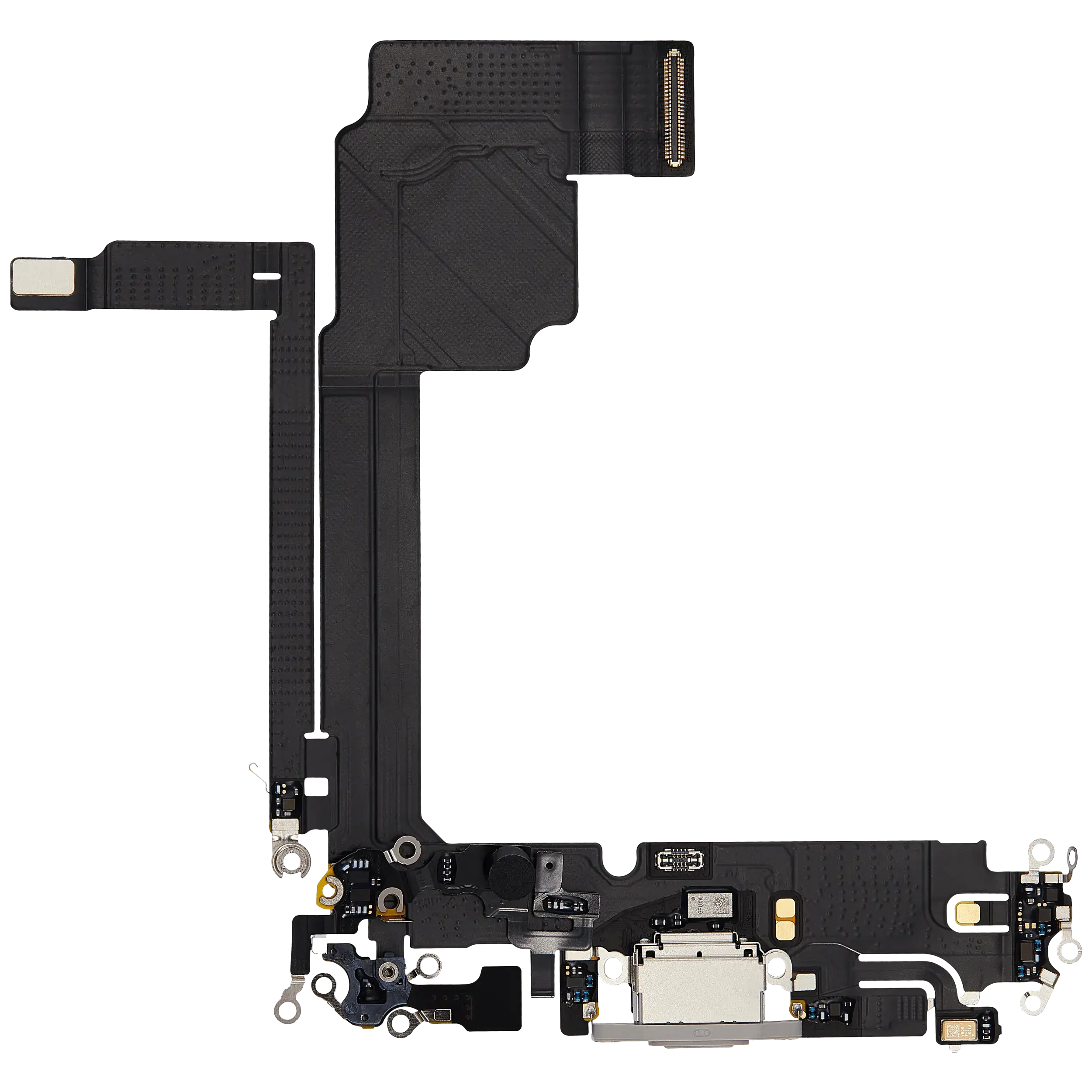 Flat connettore di ricarica per iPhone 15 Pro Max (Used Service Pack Pull) (Titanio bianco)