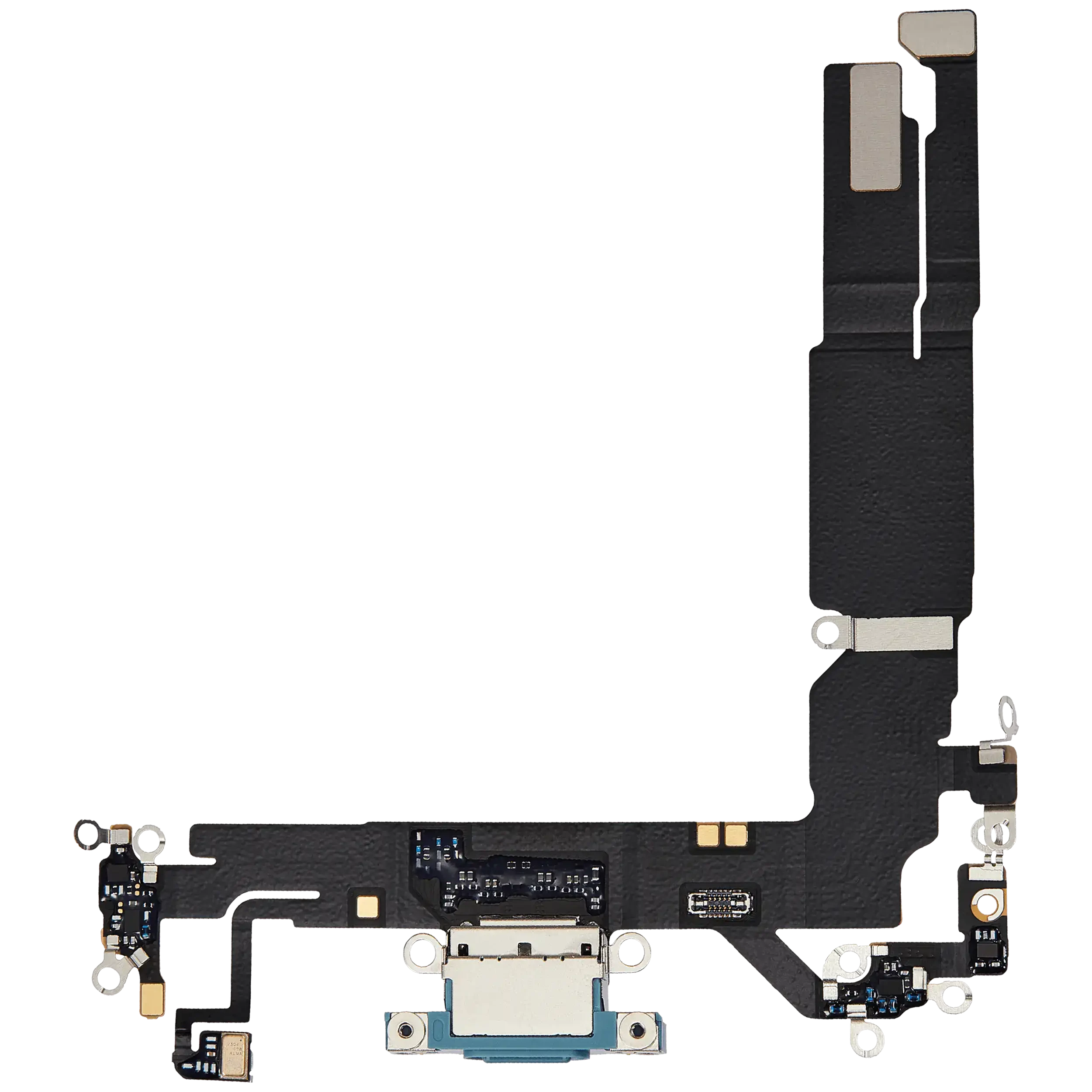 Flat connettore di ricarica per iPhone 16 (Used Service Pack Pull) (Verde petrolio)