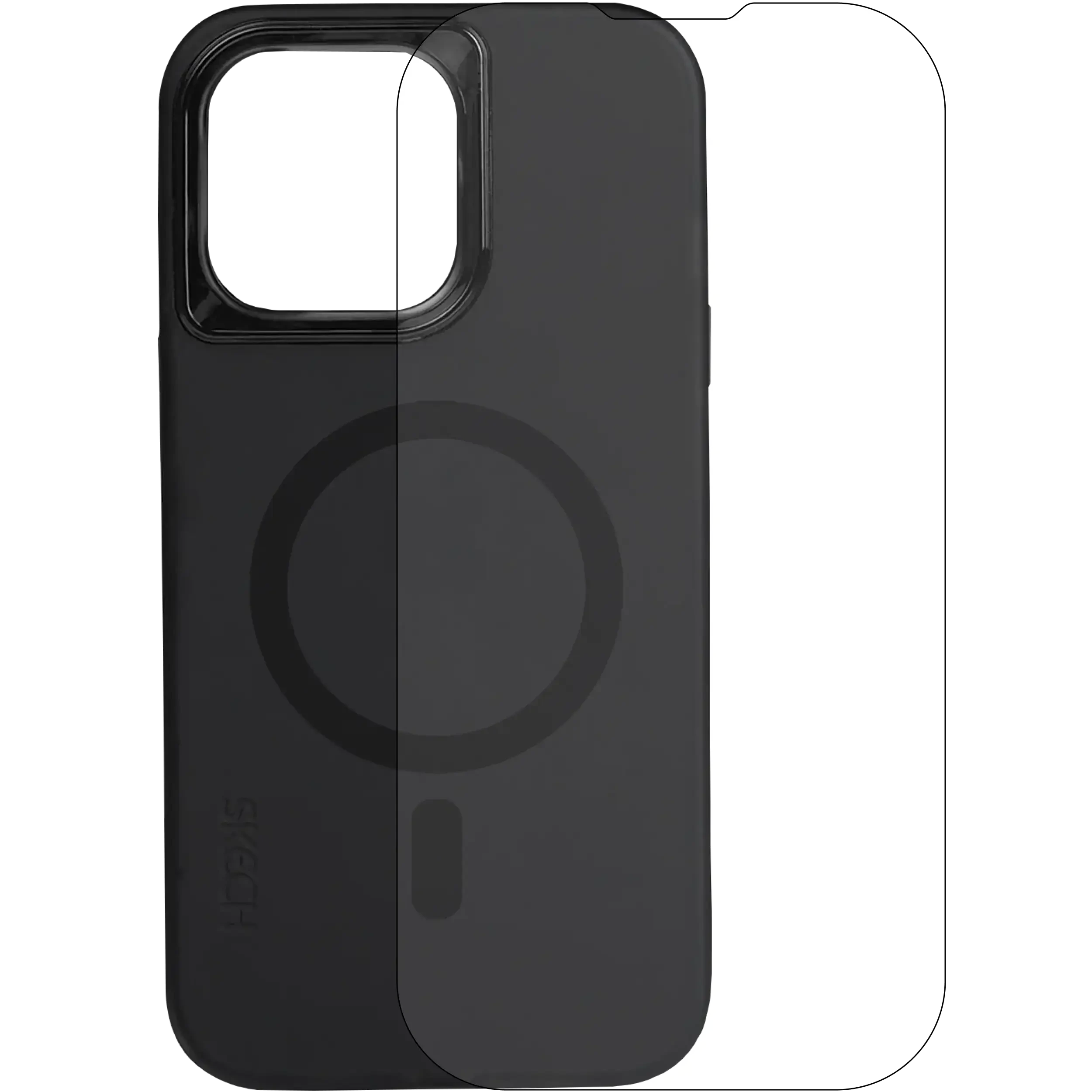 Nero Case con Screen Protector e MagSafe per iPhone 15 Pro Max (Skech)