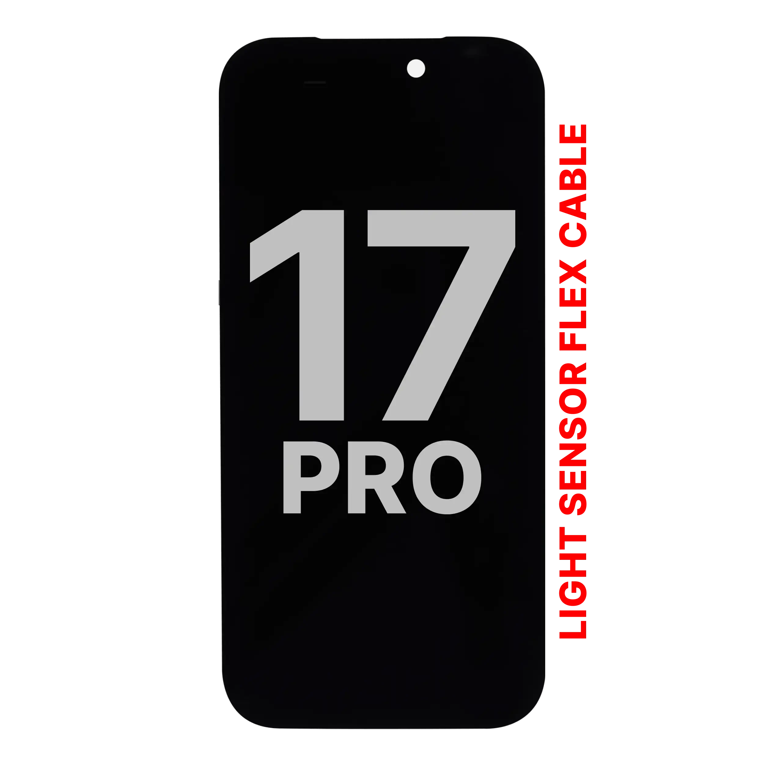 Display OLED completo compatibile per iPhone 17 Pro con Sensore luminosità flat (Used Service Pack Pull: grado A)