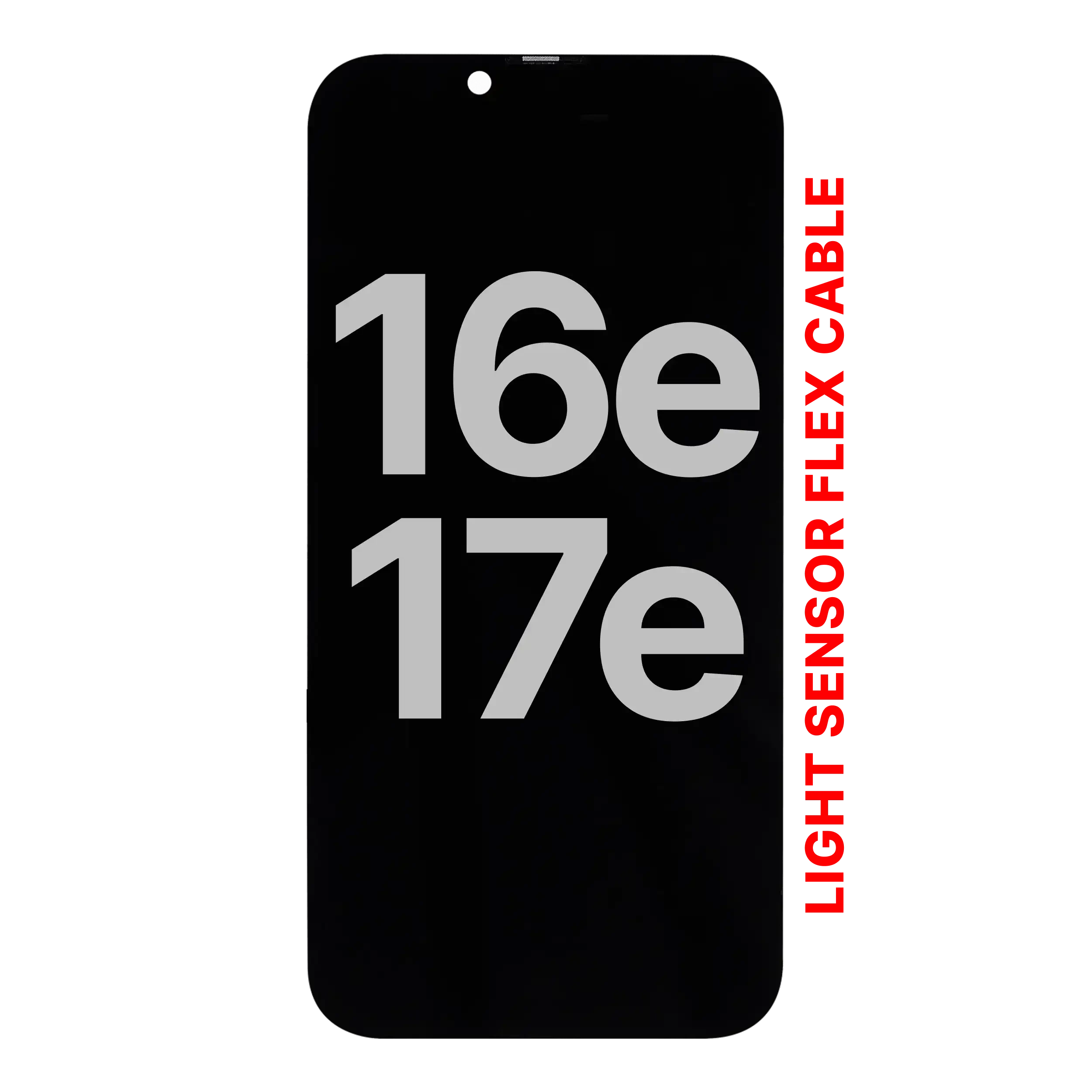 Display OLED completo compatibile per iPhone 17e / 16e con Sensore luminosità flat (Used Service Pack Pull: grado A)