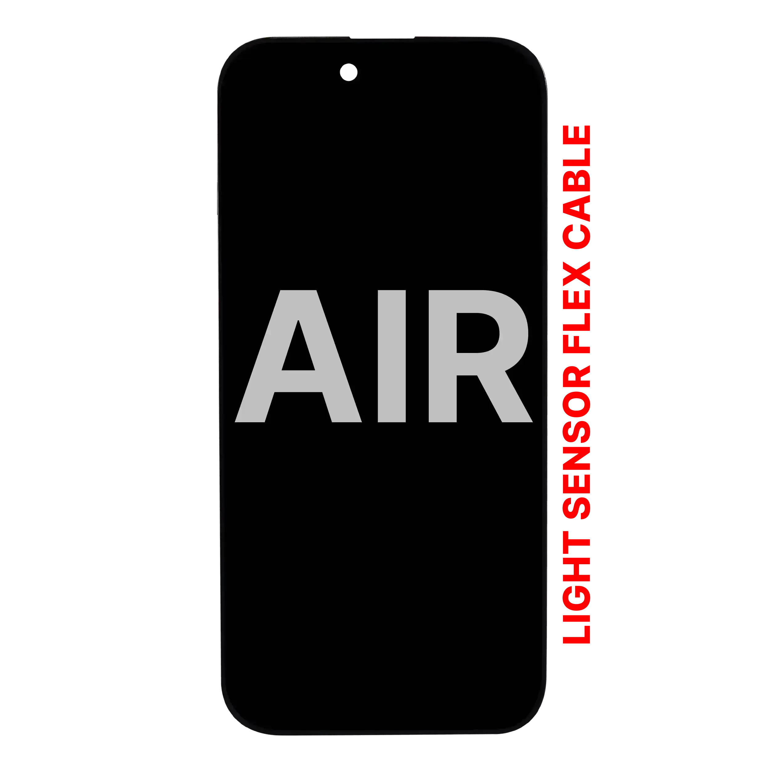 Display OLED completo compatibile per iPhone Air con Sensore luminosità flat (Used Service Pack Pull: grado A)