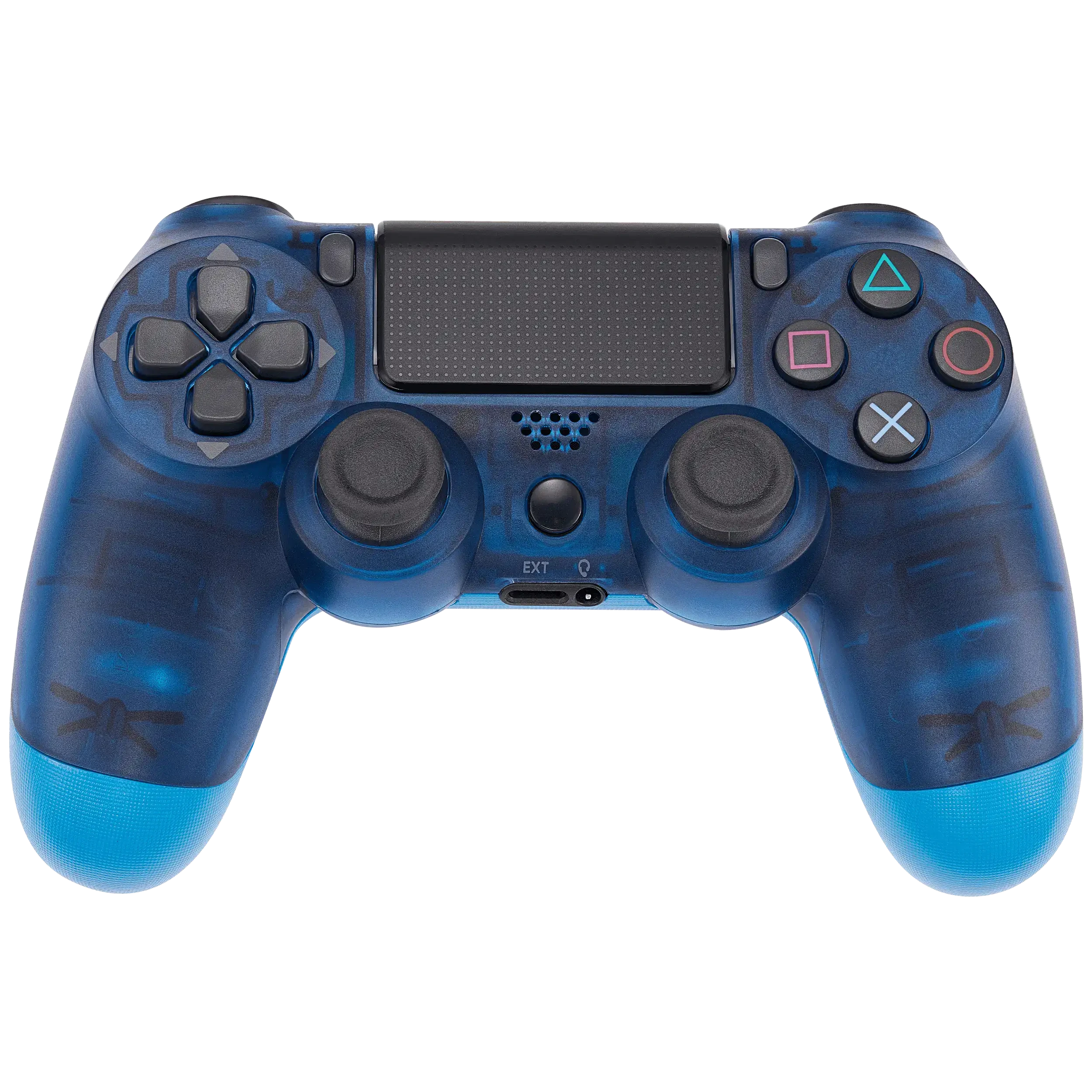 DoubleShock 4 Wired Controller per Playstation 4 (Crystal Blu)