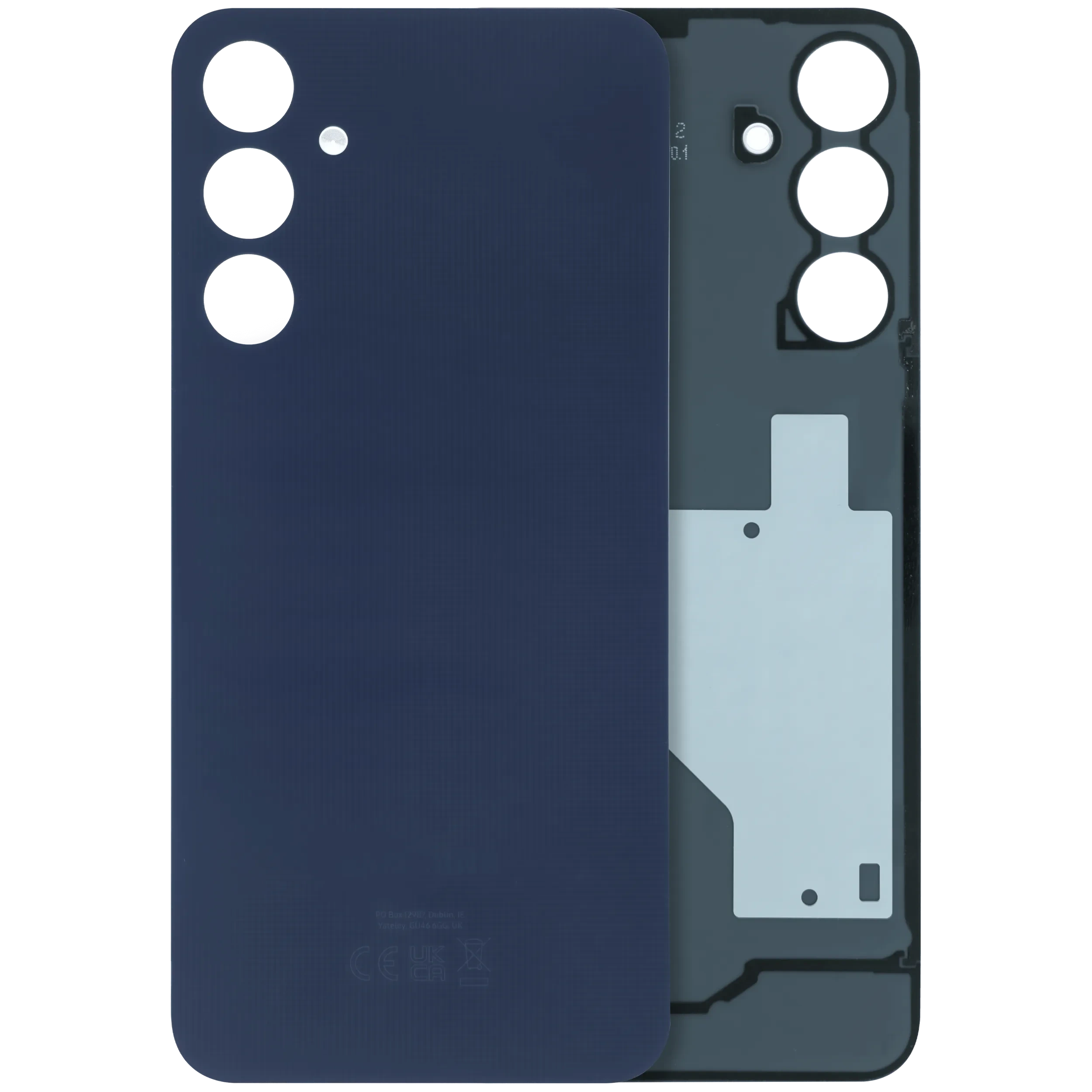vetro cover posteriore per Samsung Galaxy A25 5G (A256 / 2023) (Service Pack) (Blu Nero)