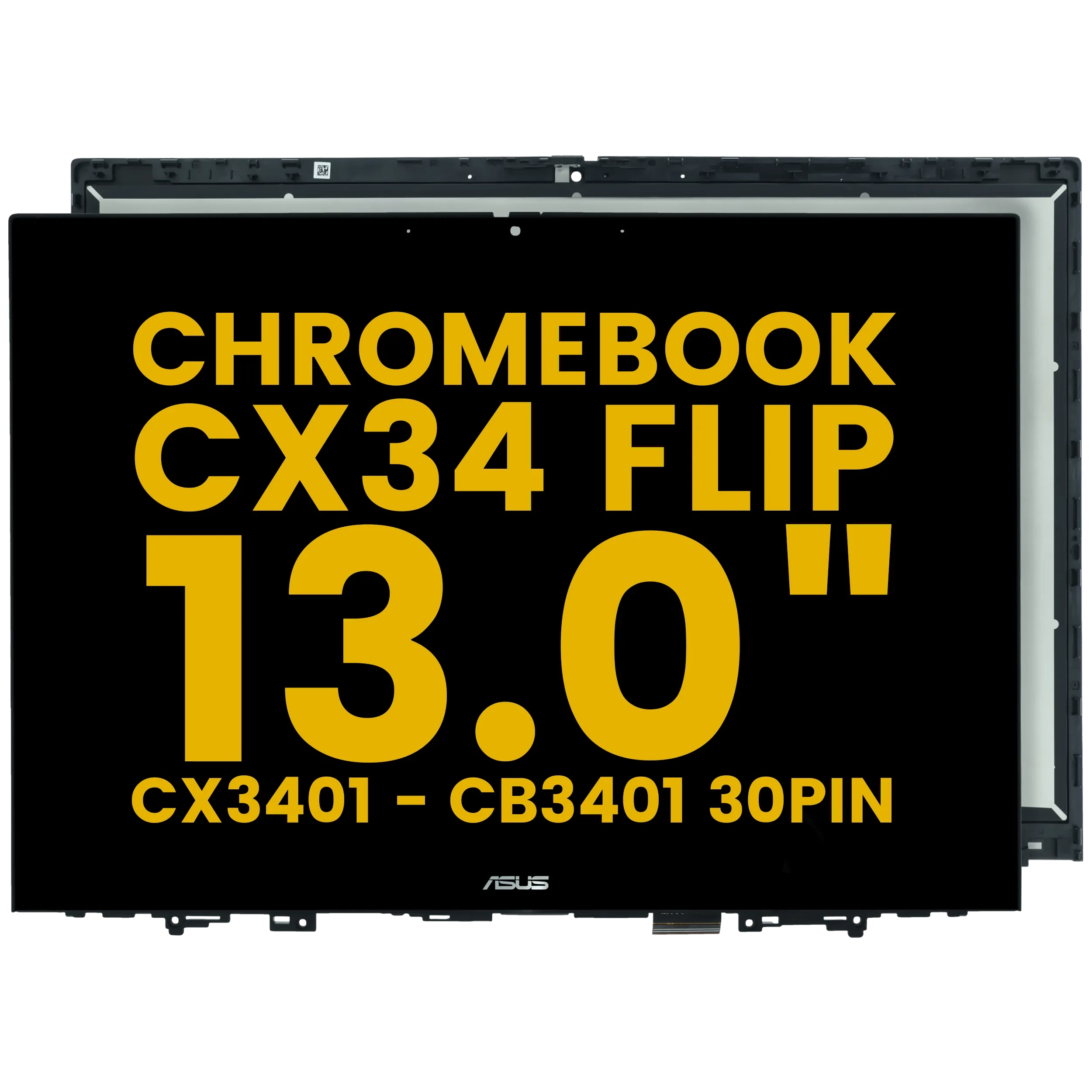 Display LCD completo con Touch screen per ASUS Chromebook CX34 Flip 14.0” (CX3401 / CB3401) (30 Pin)