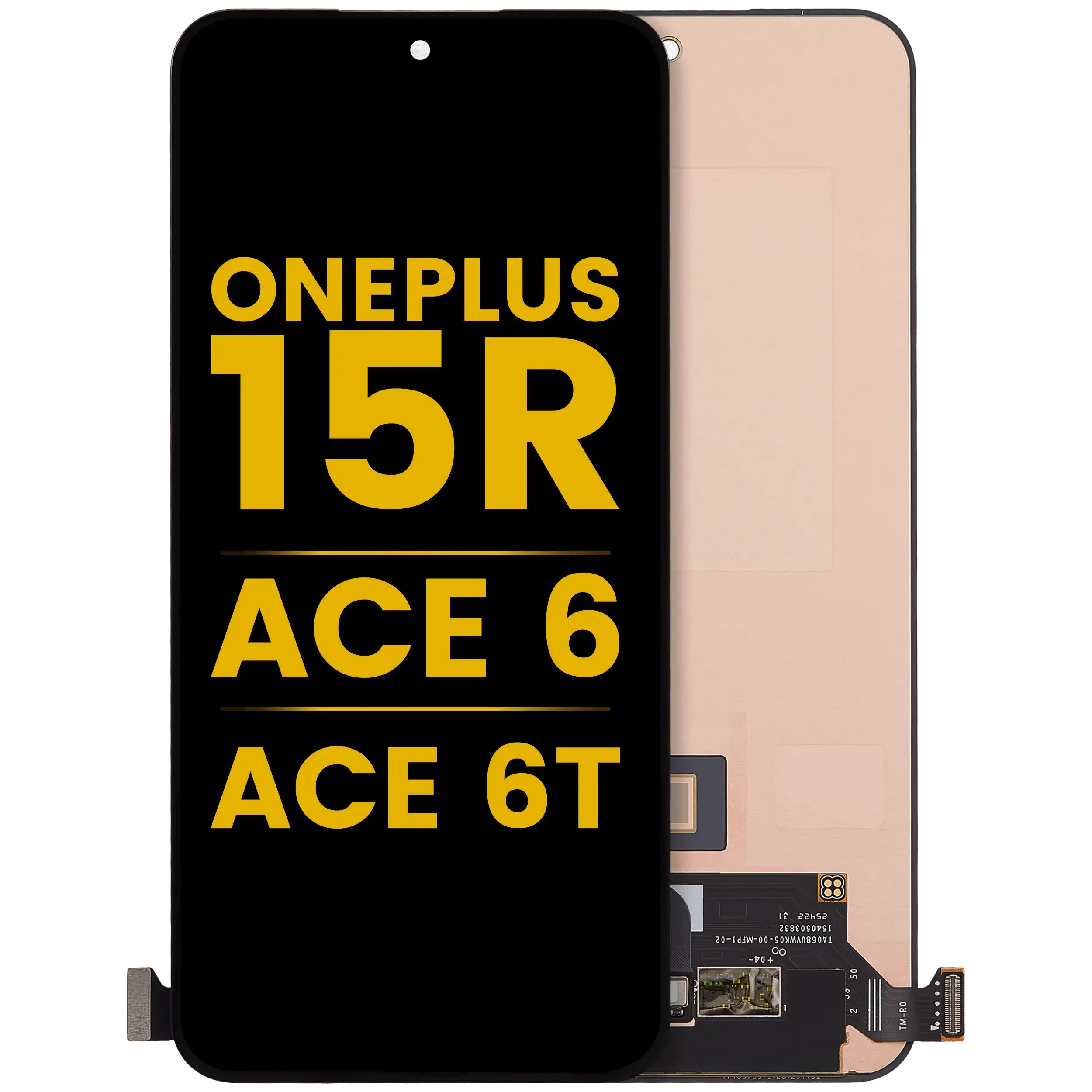 Display OLED completo senza Frame per OnePlus 15R / Ace 6 / Ace 6T (Refurbished) (tutti i colori)