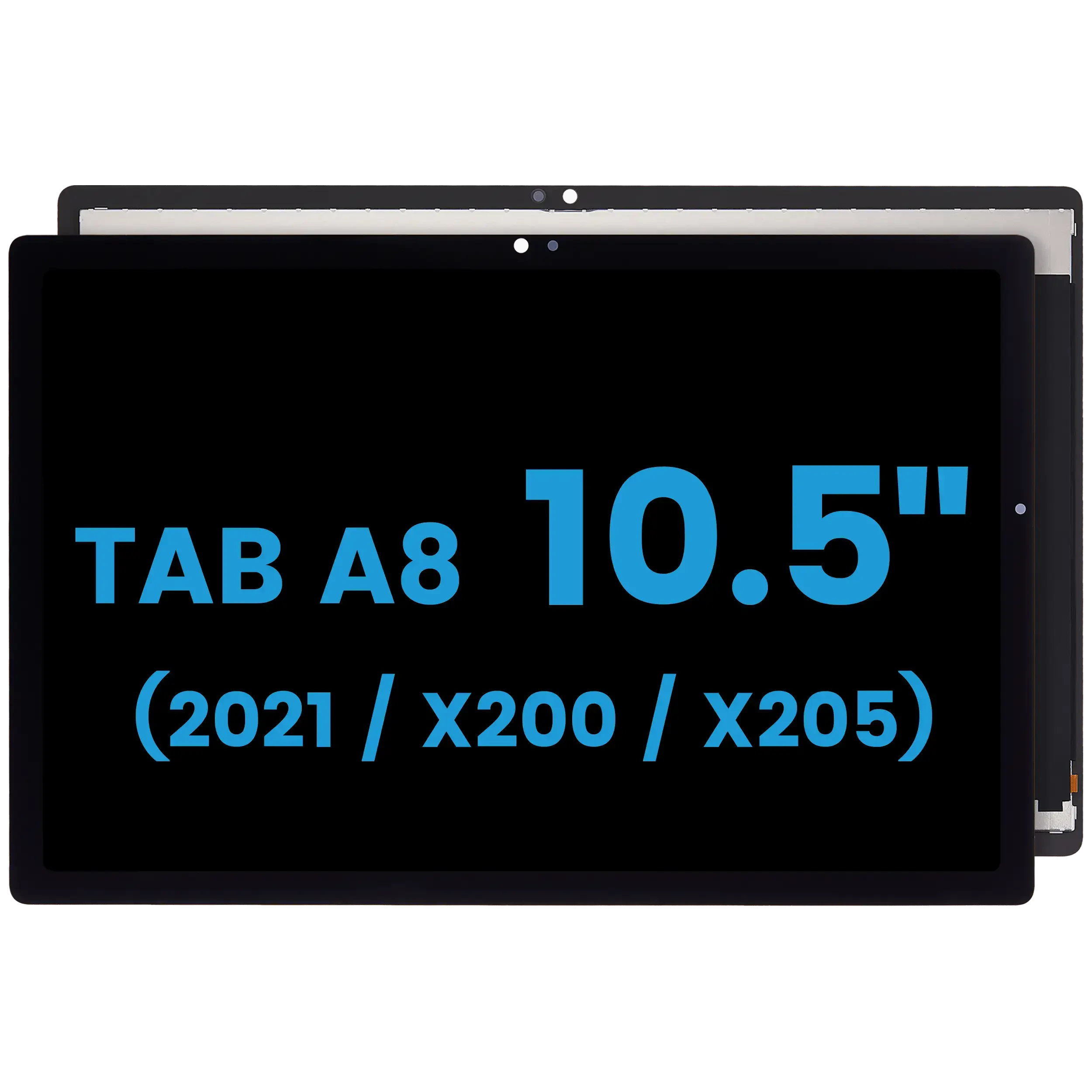 Display LCD completo senza Frame per Samsung Galaxy Tab A8 10.5" (2021) (X200 / X205) (Aftermarket) (Nero)
