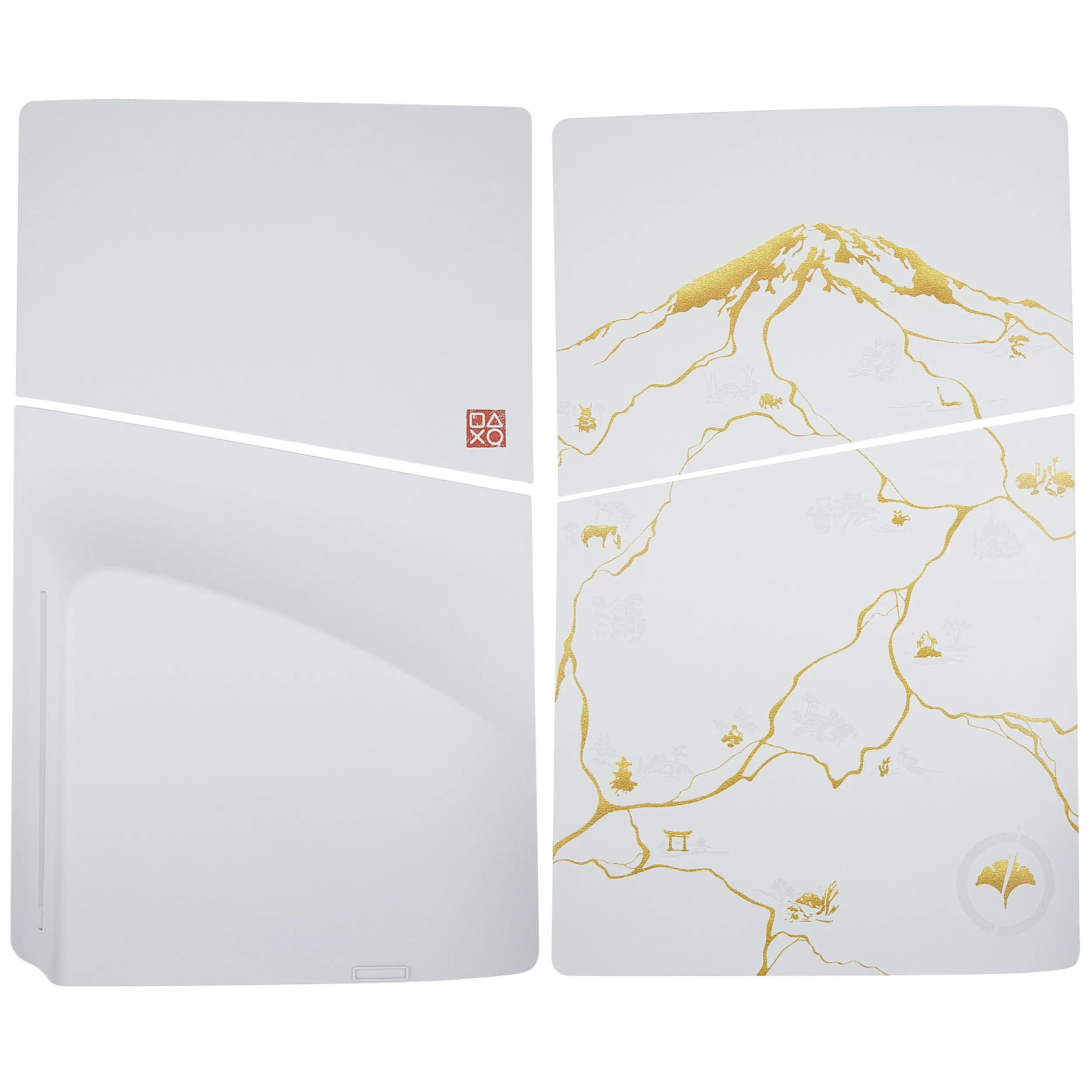 Faceplate Cover (Top e Bottom) per PlayStation 5 Slim (Disc Edition) (Ghost Of Yotei)