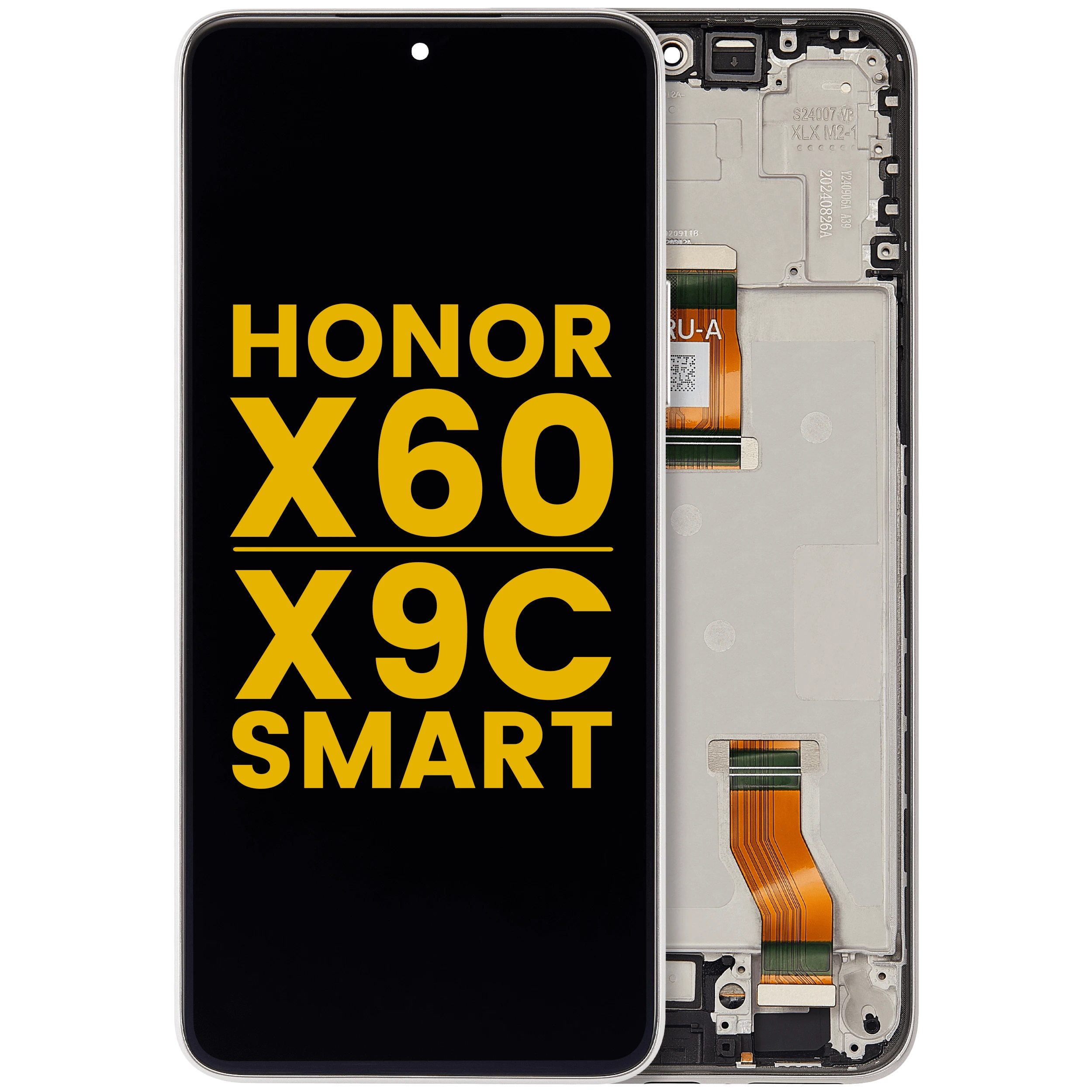 Display LCD completo con Frame per Honor X60 / X9c Smart (Refurbished) (Argento)