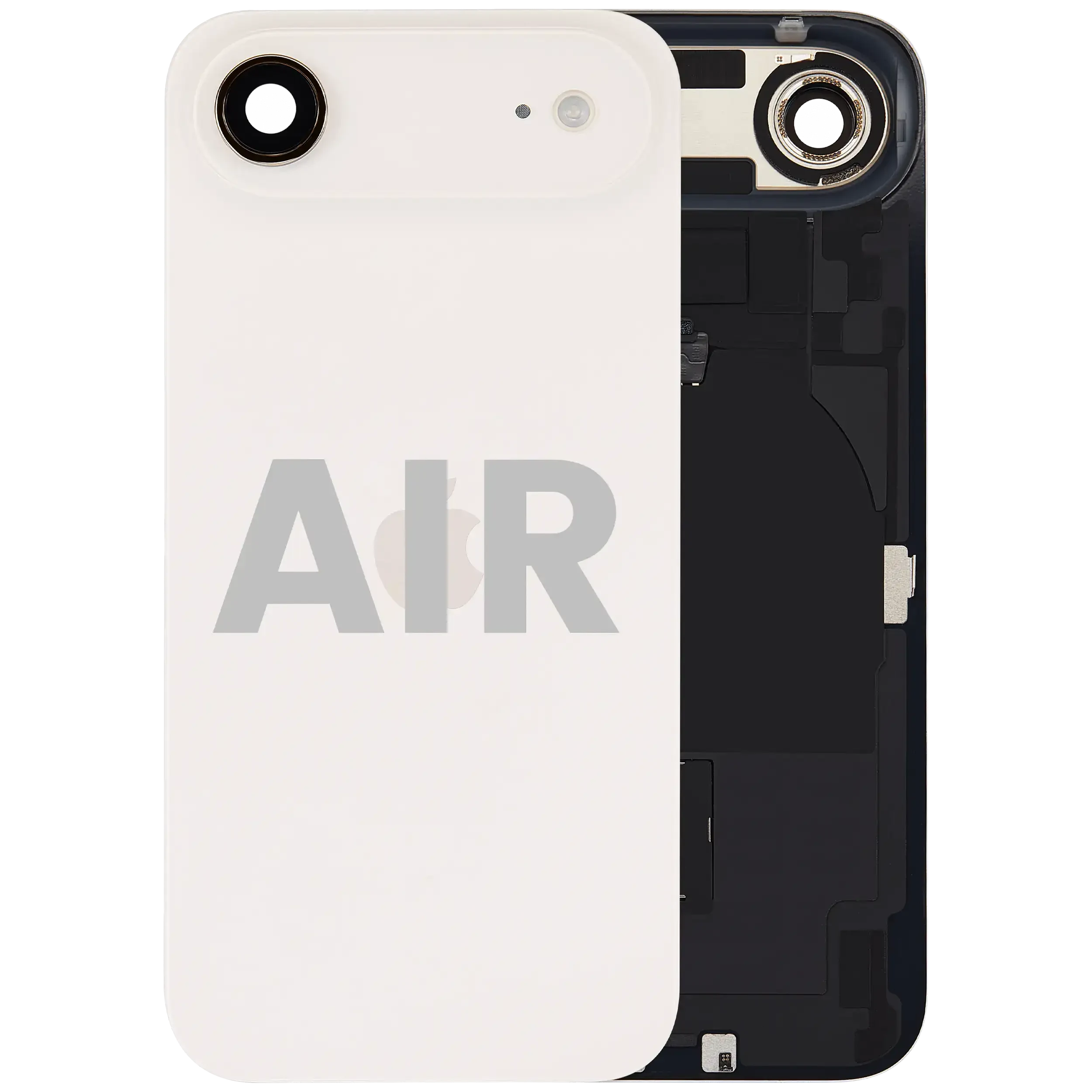 Vetro posteriore con magnete MagSafe, NFC e flat flash per iPhone Air (Used Service Pack Pull: grado A) (Oro chiaro)