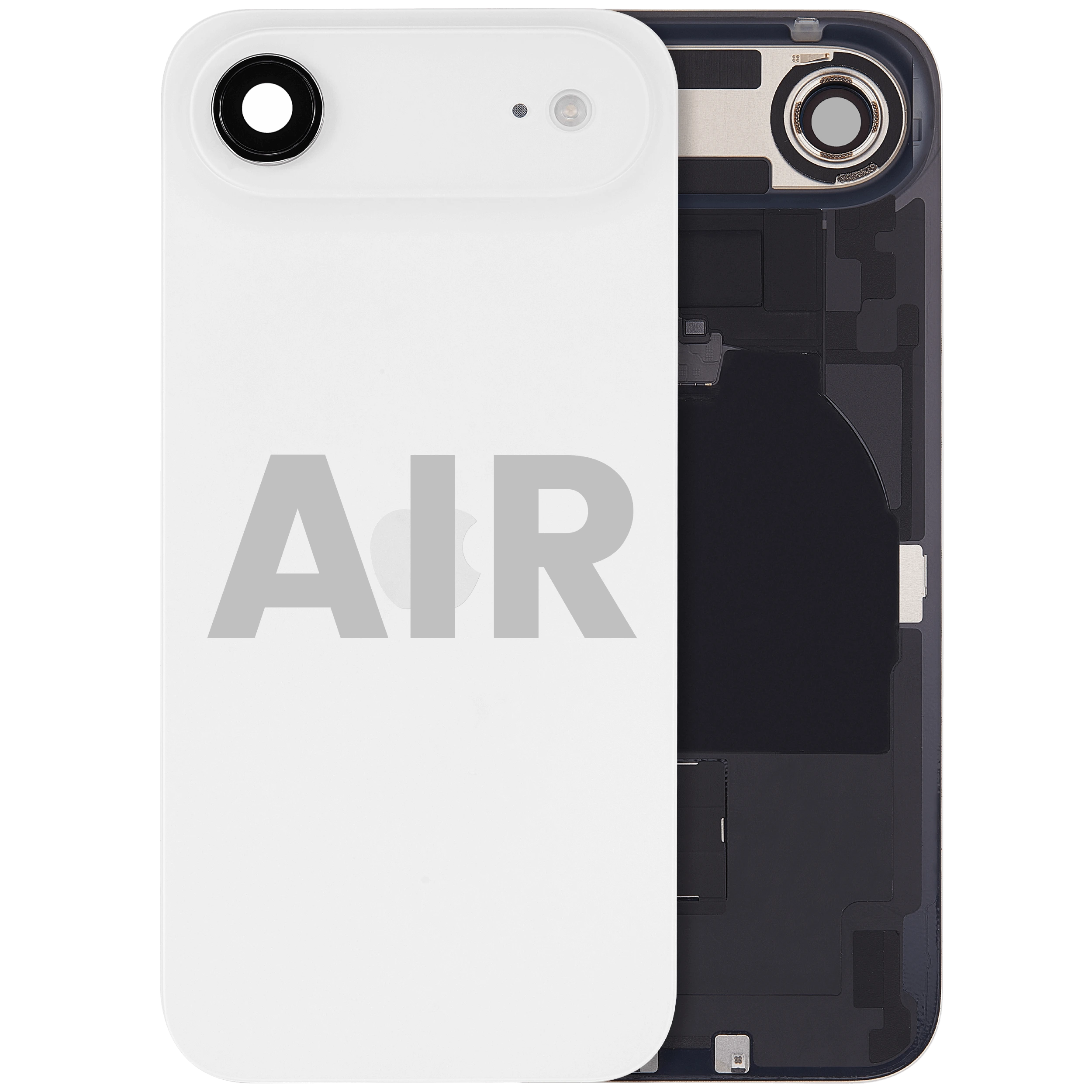Vetro posteriore con magnete MagSafe, NFC e flat flash per iPhone Air (Used Service Pack Pull: Grade B) (Bianco nuvola)