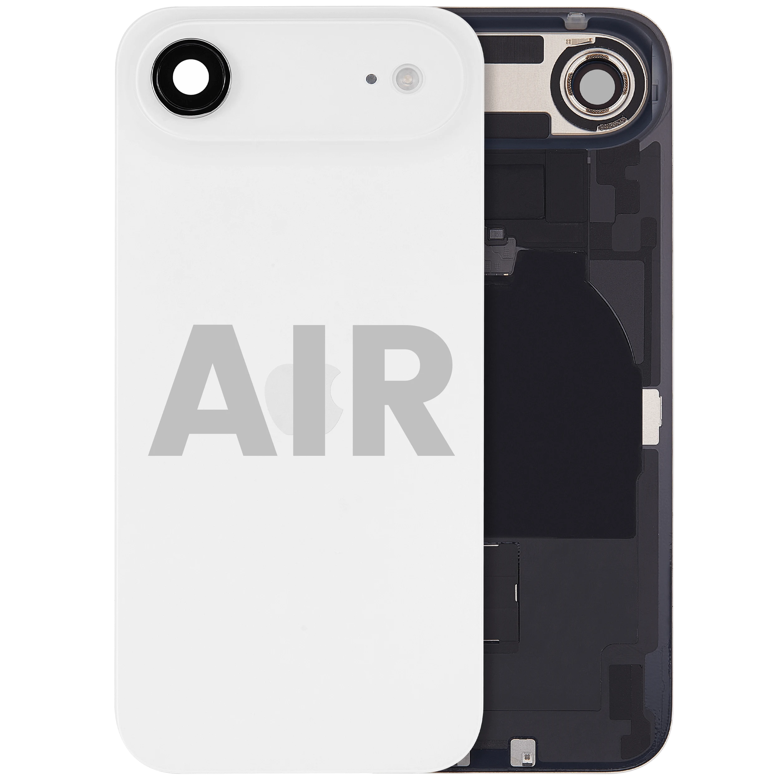 Vetro posteriore con magnete MagSafe, NFC e flat flash per iPhone Air (Used Service Pack Pull: Grade C) (Bianco nuvola)