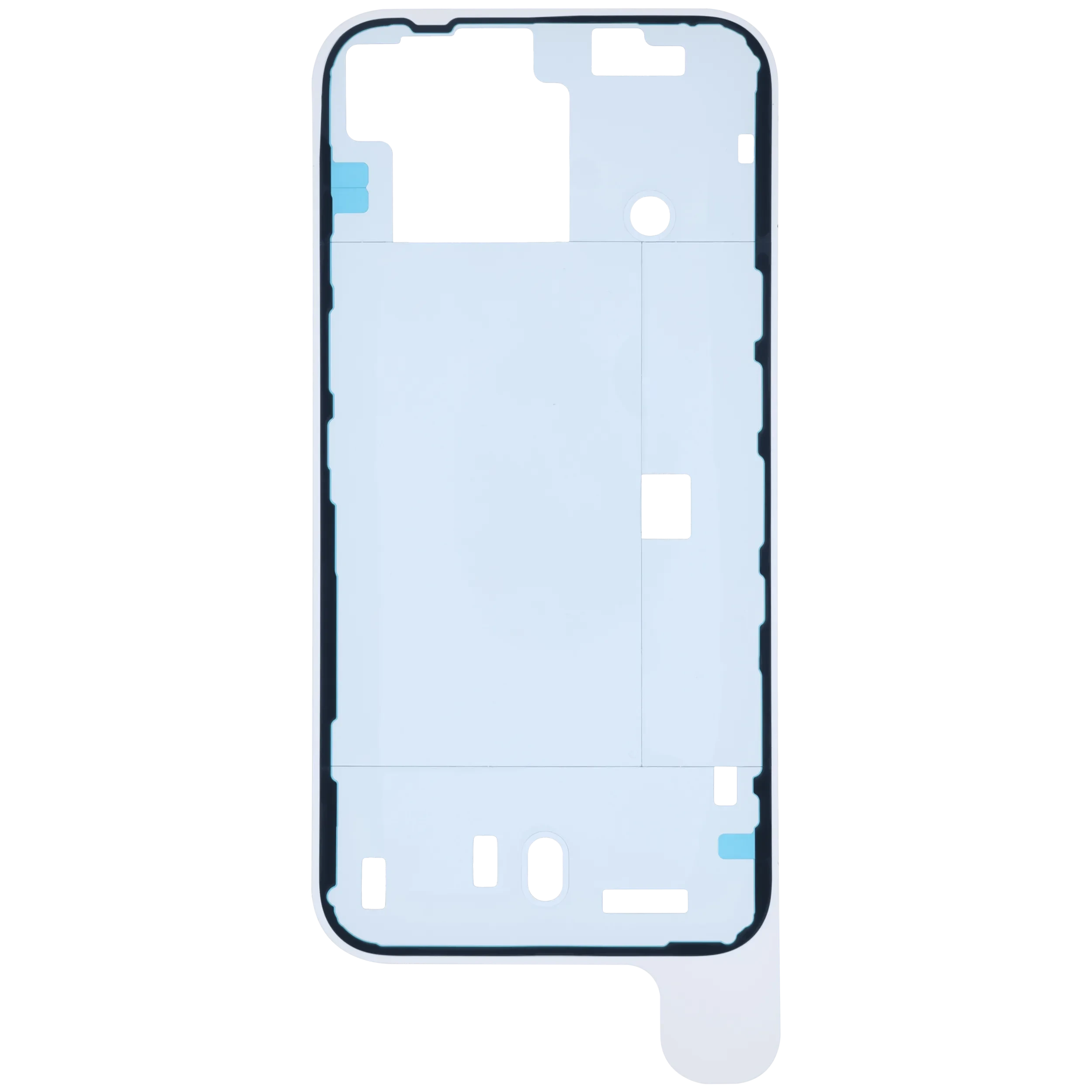 Adesivo cover posteriore per iPhone 14 (Service Pack) (Nero) (30 pezzi)