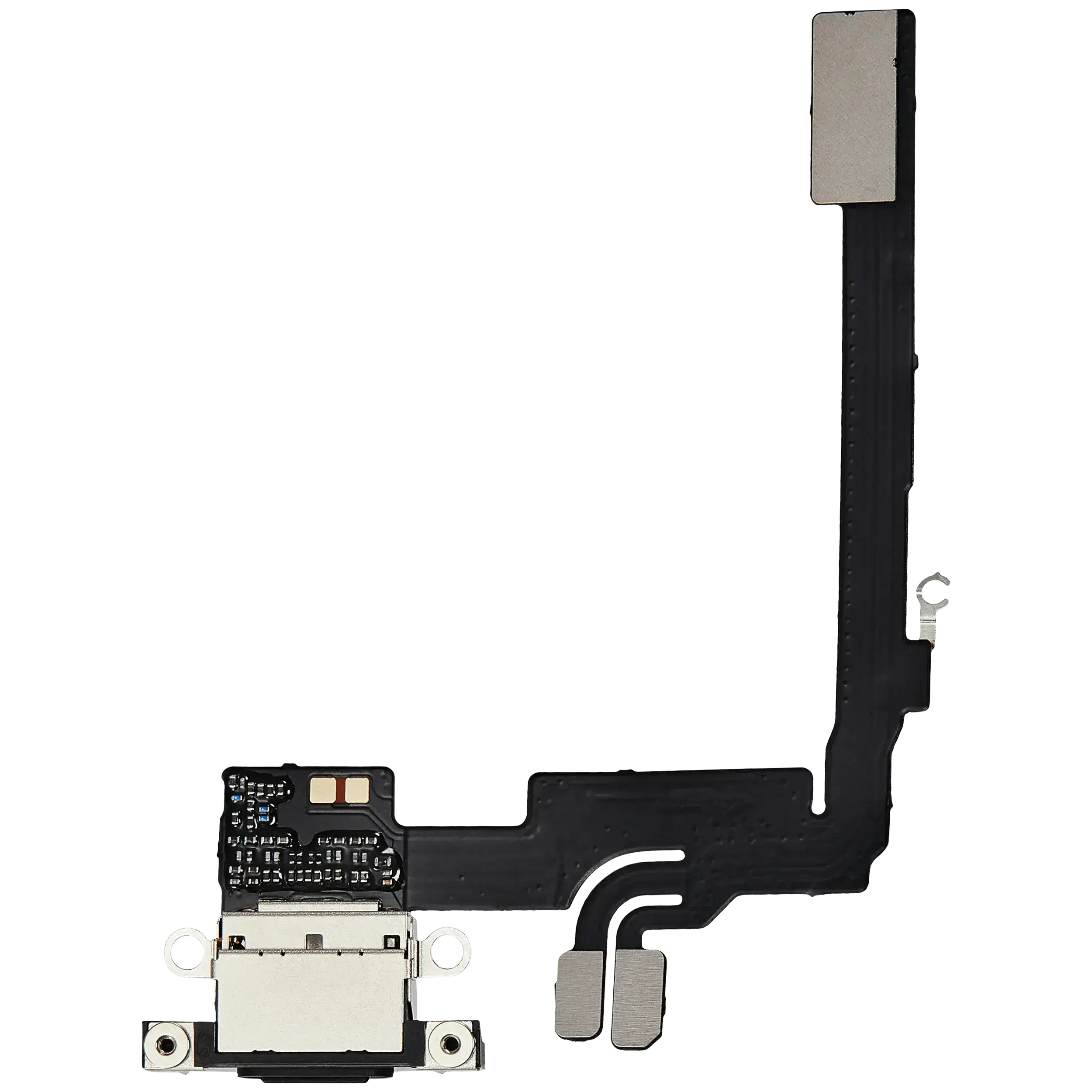 Flat connettore di ricarica con scheda per iPhone 16 Pro (Service Pack) (Titanio nero)