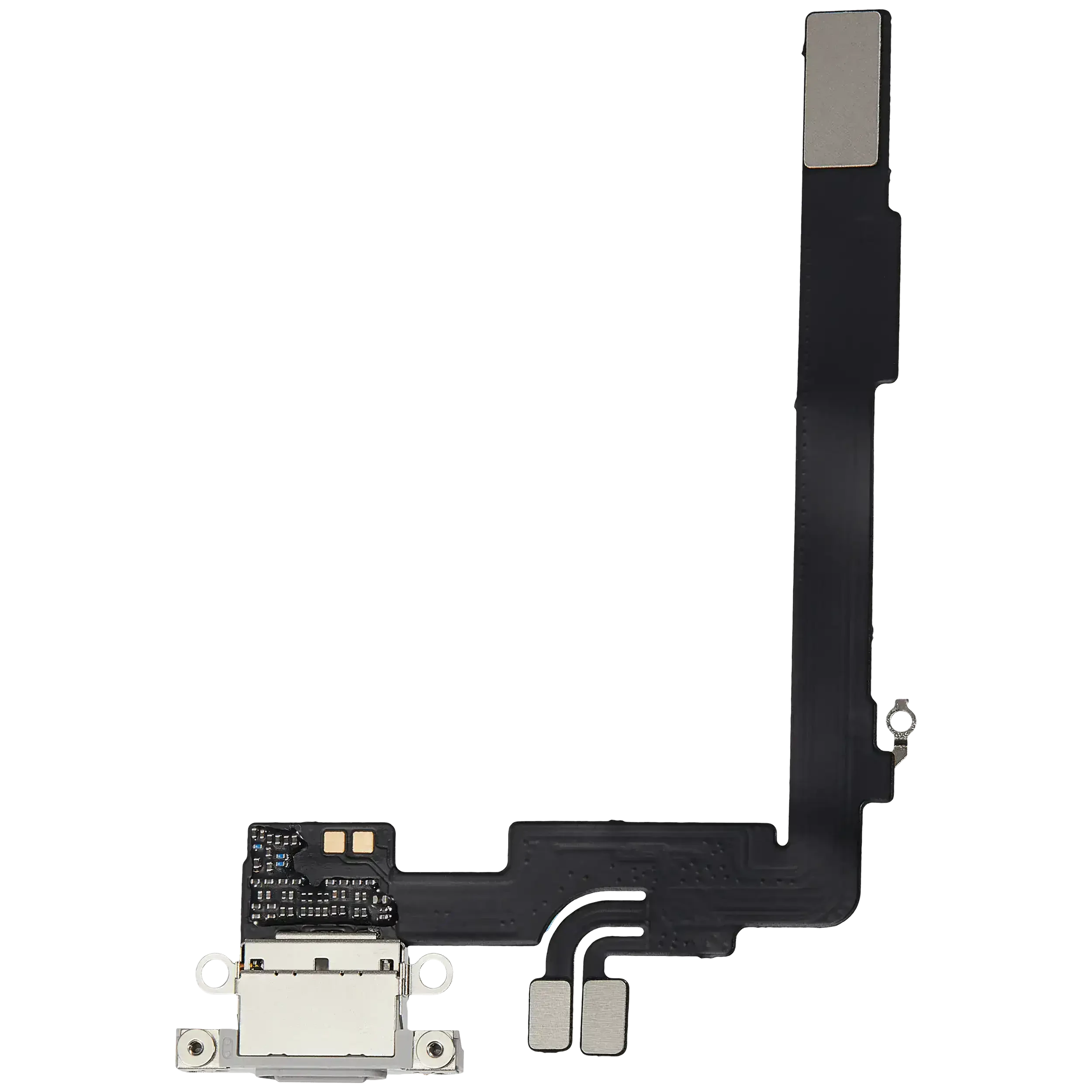 Flat connettore di ricarica con scheda per iPhone 16 Pro Max (Service Pack) (Titanio bianco)