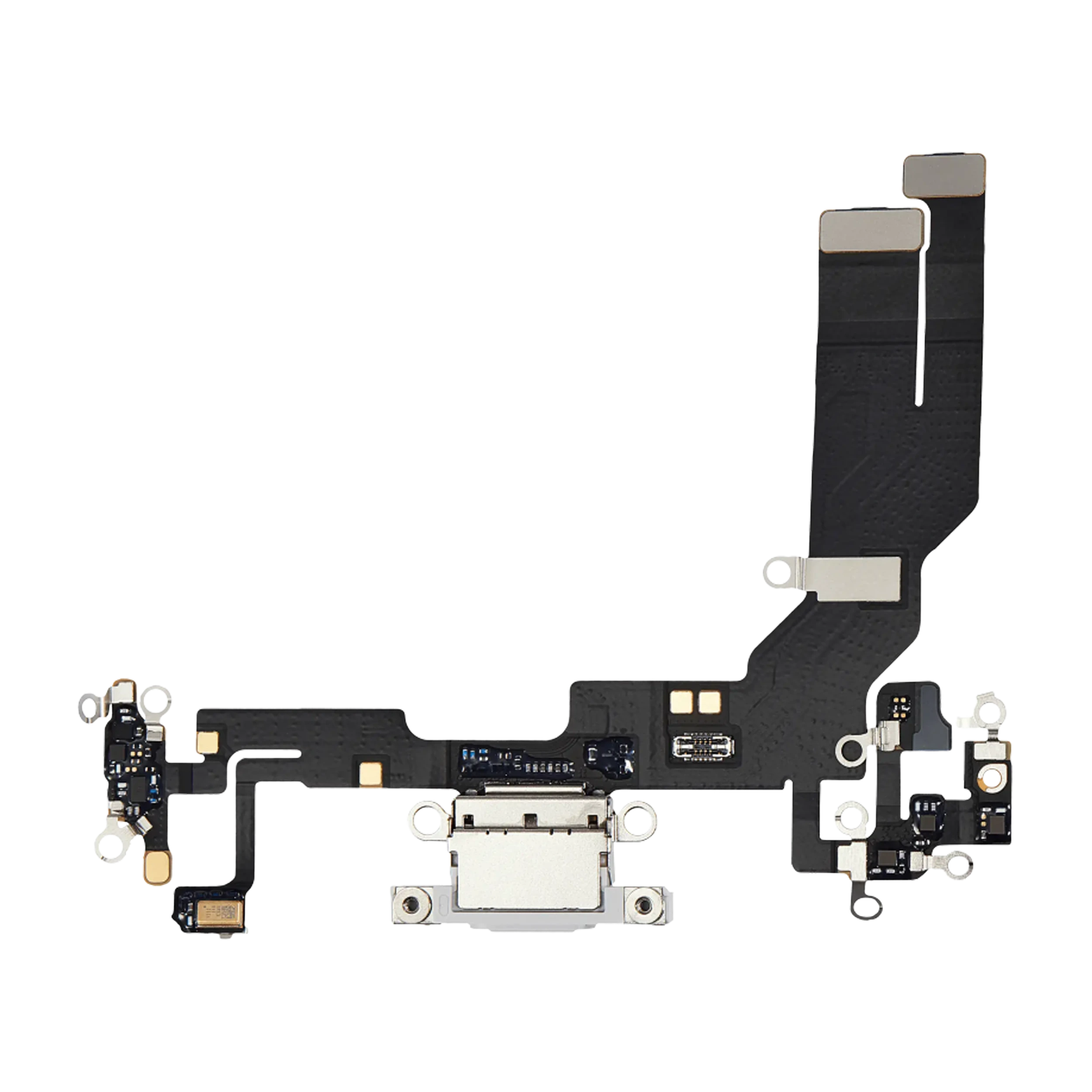 Flat connettore di ricarica con scheda per iPhone 16e (Service Pack) (Bianco)