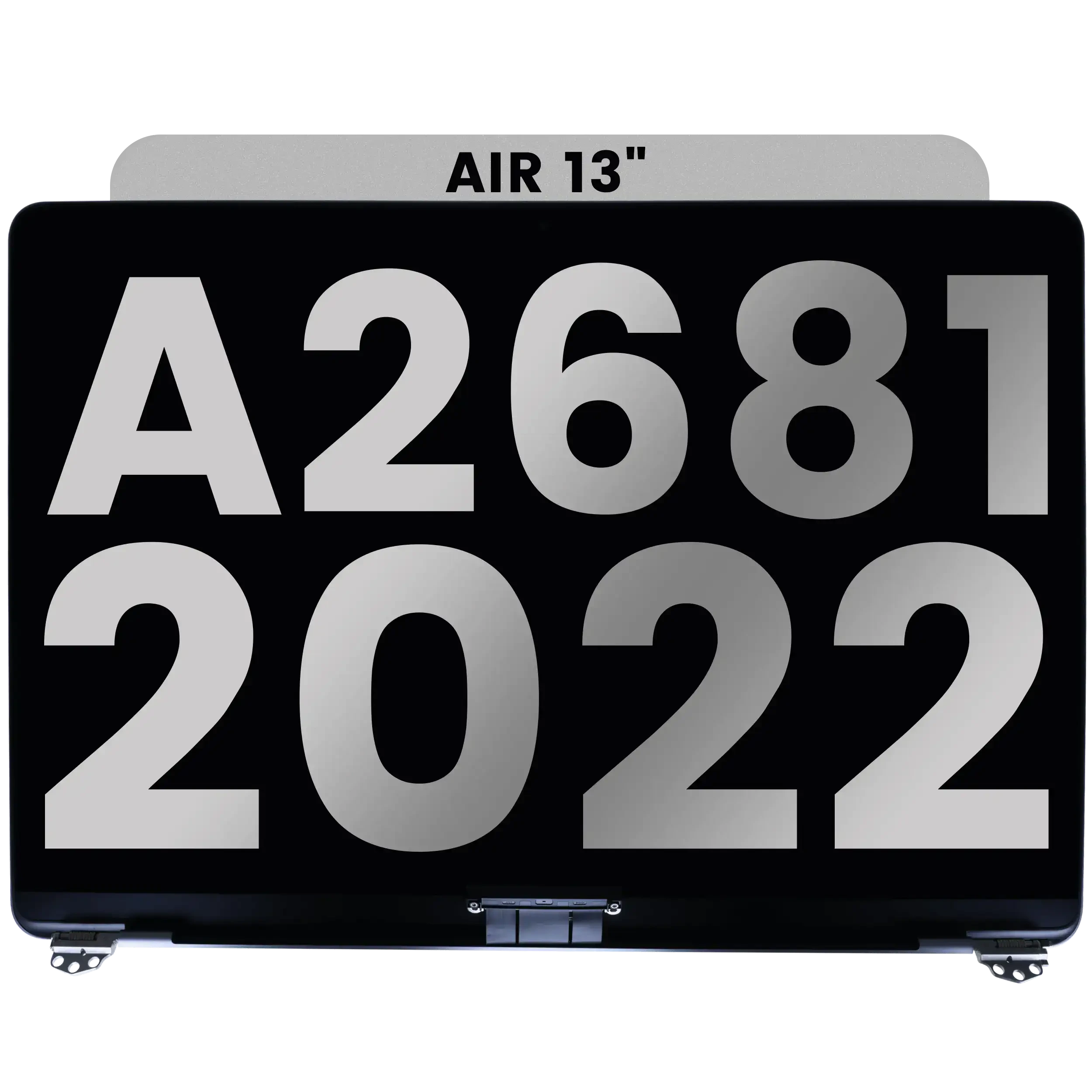 Display LCD completo per MacBook Air 13" (A2681 / Mid 2022) (Service Pack) (Grigio siderale)