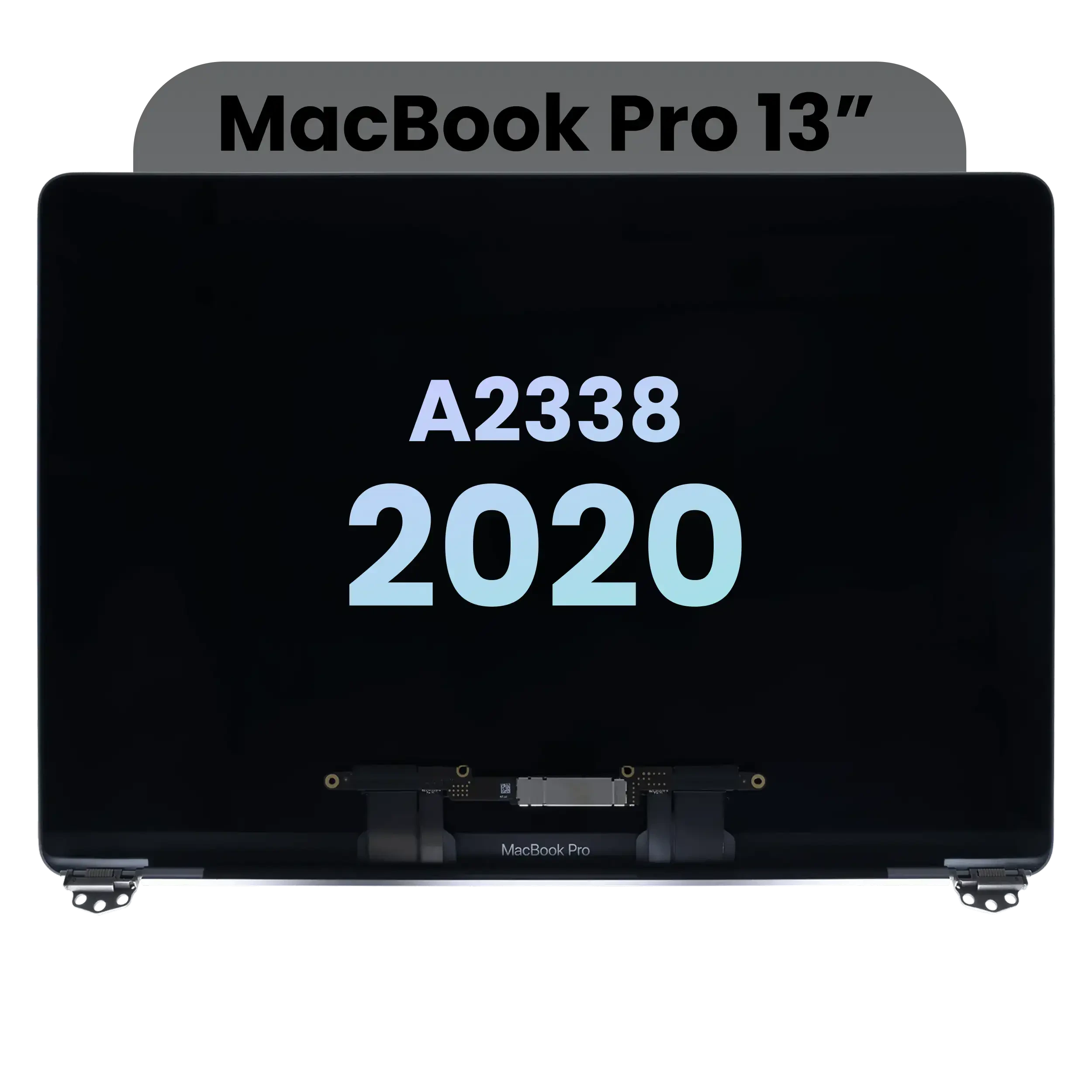 Display LCD completo per MacBook Pro 13" A2338 (2020) (Service Pack) (Grigio siderale)
