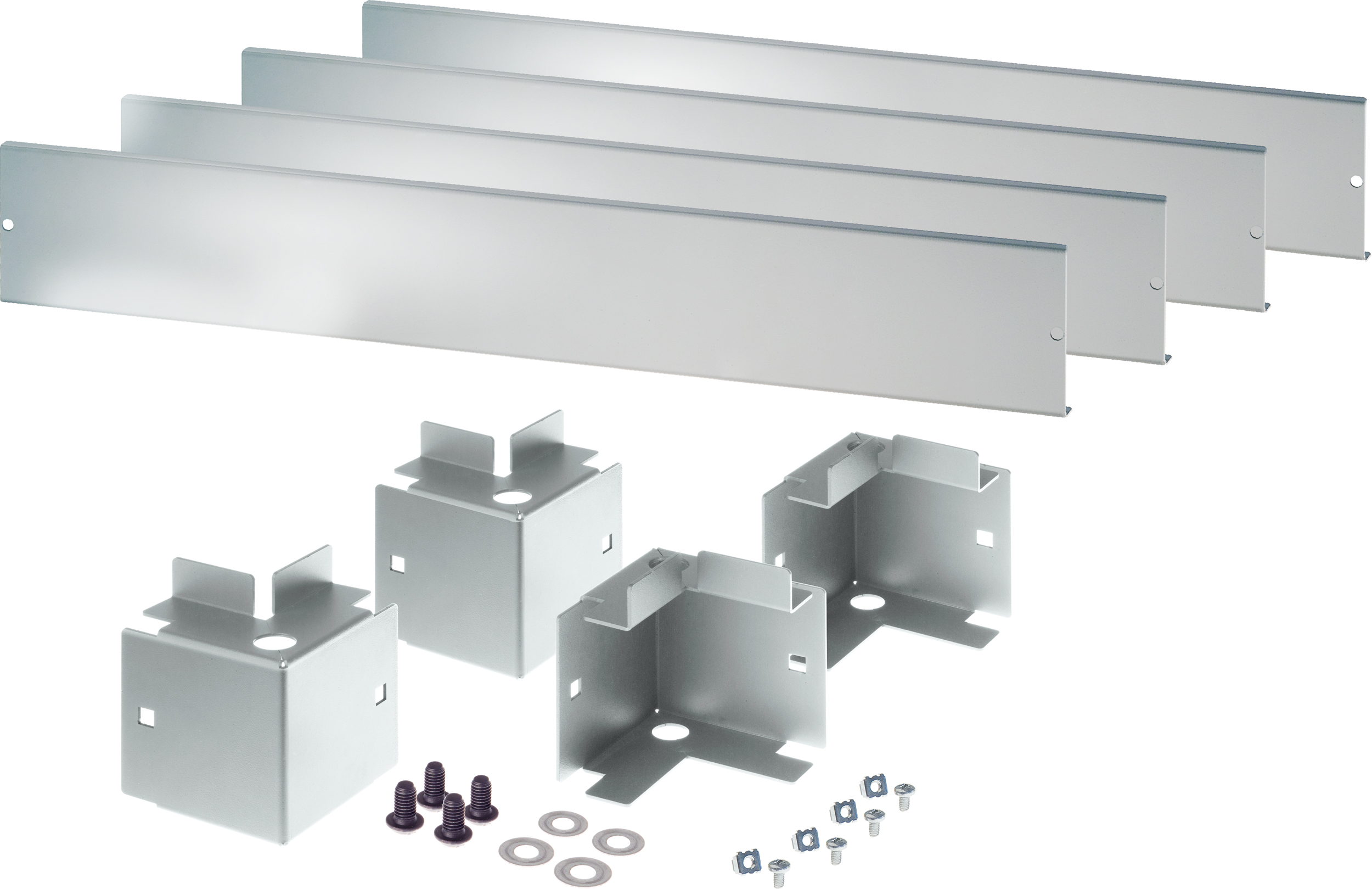 Zoccolo 600 x 800 mm per Armadi Rack Serie NextGen Grigio