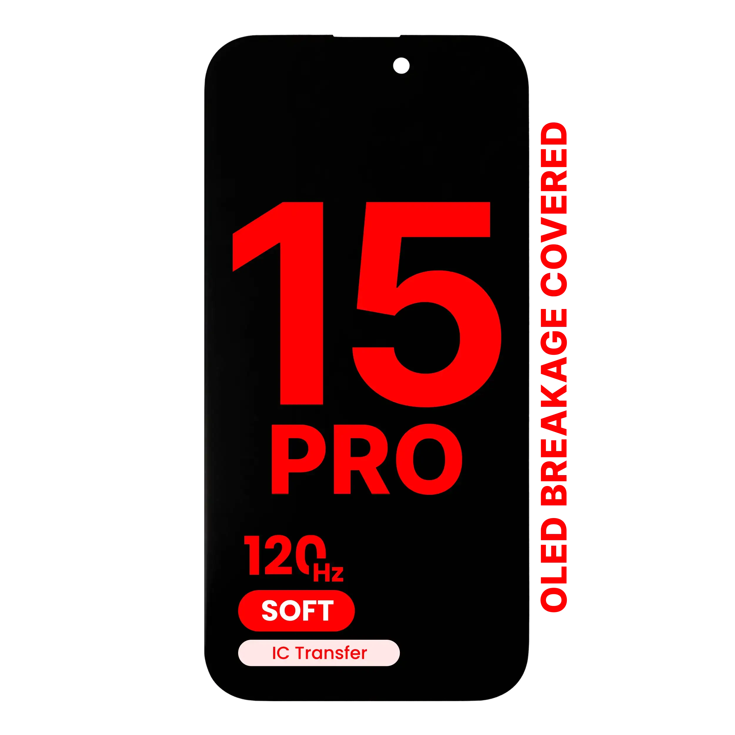 Display OLED completo per iPhone 15 Pro (120HZ)
