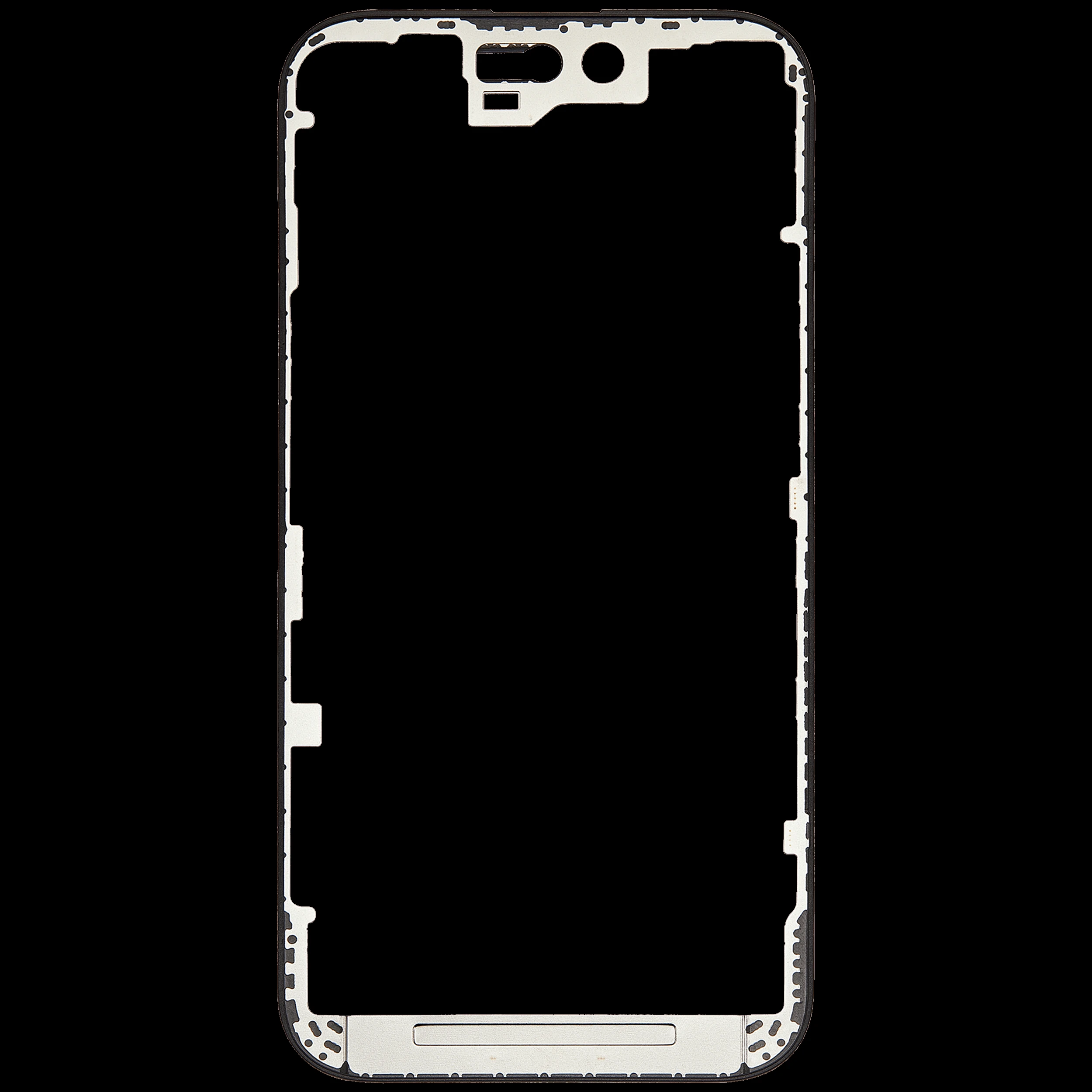 LCD Frame Without Glue Compatible per iPhone 15 (5 Pack) (OCA Master)