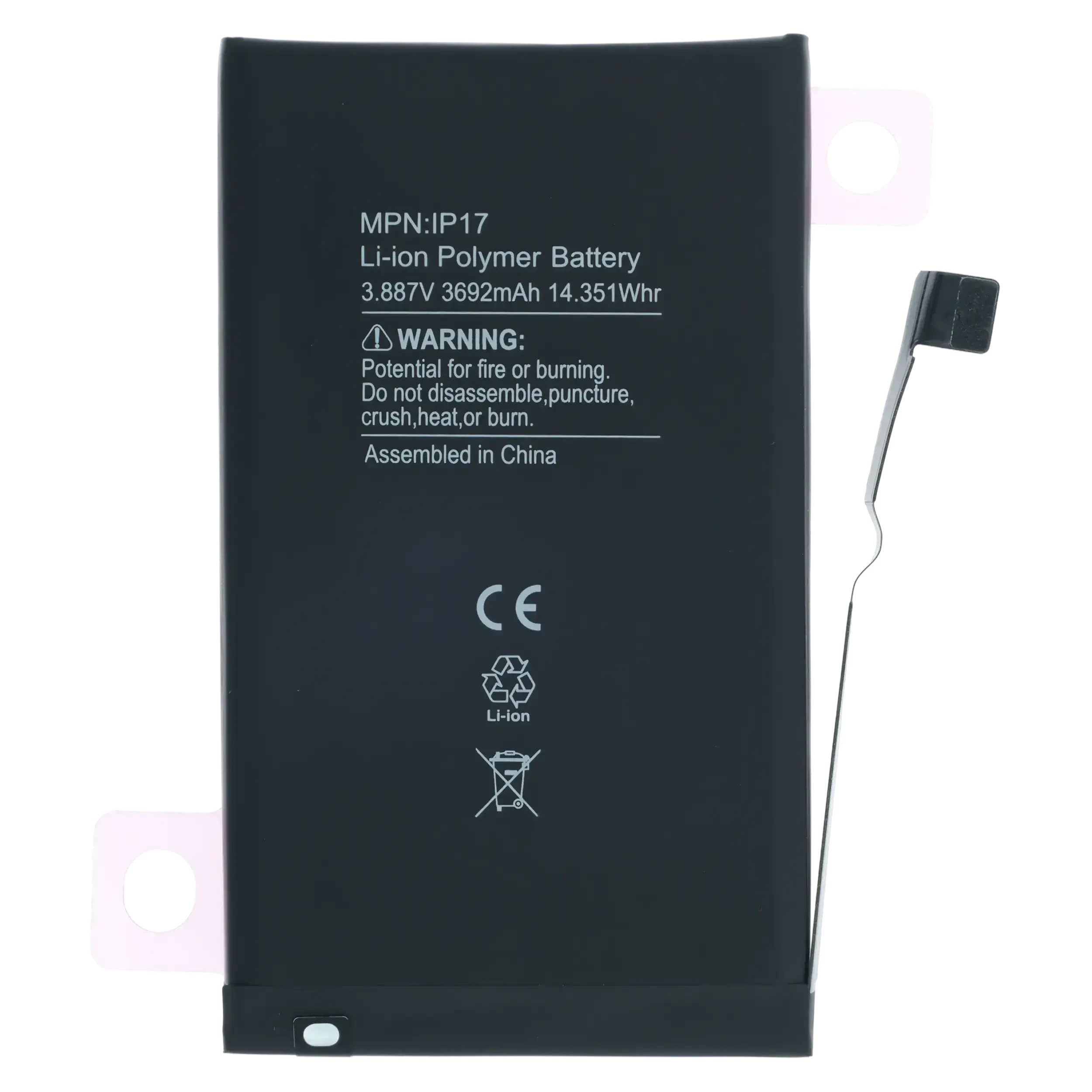 Batteria di ricambio per iPhone 17