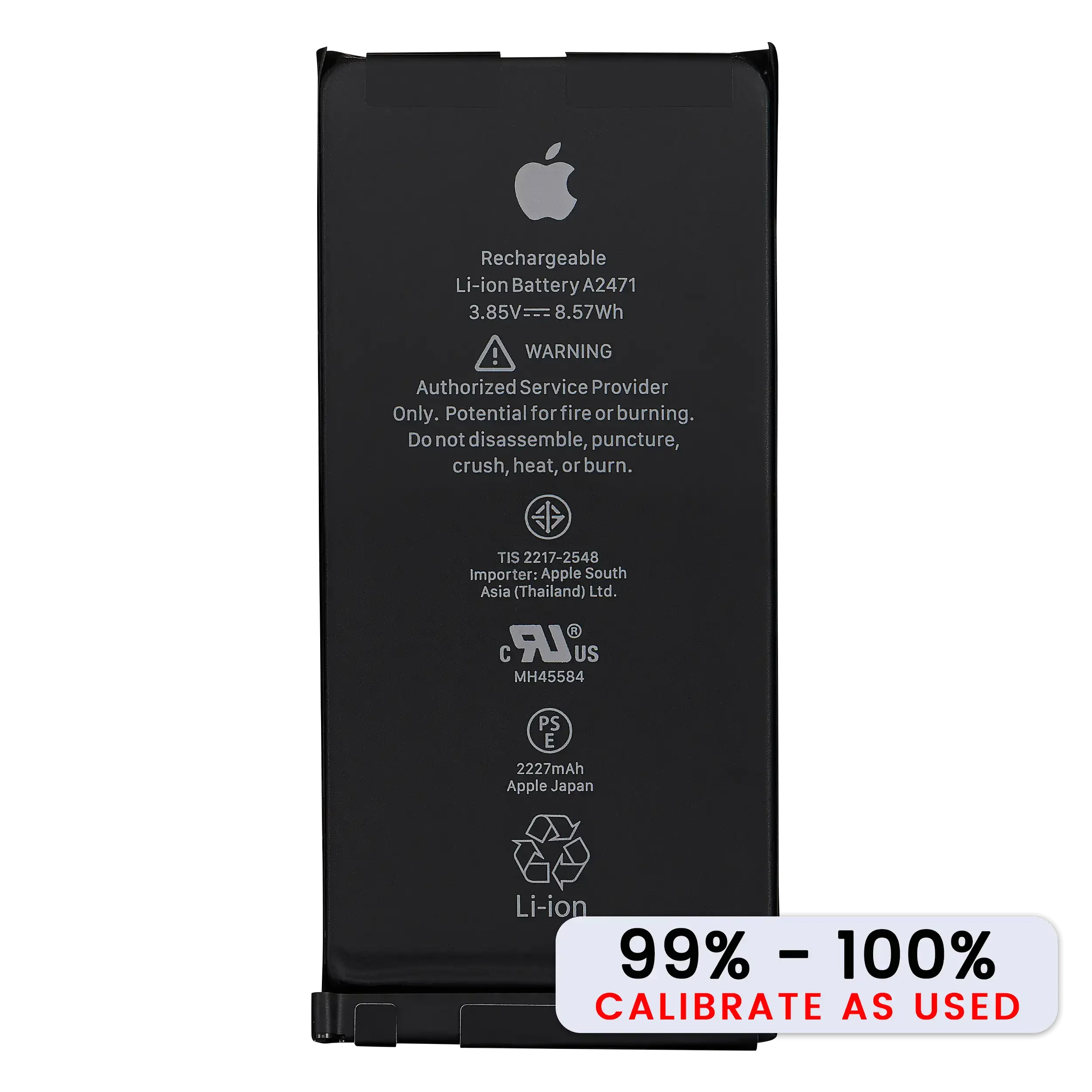 Batteria di ricambio per iPhone 12 Mini (Used OEM Pull: Grade A / SOH 99% to 100%)
