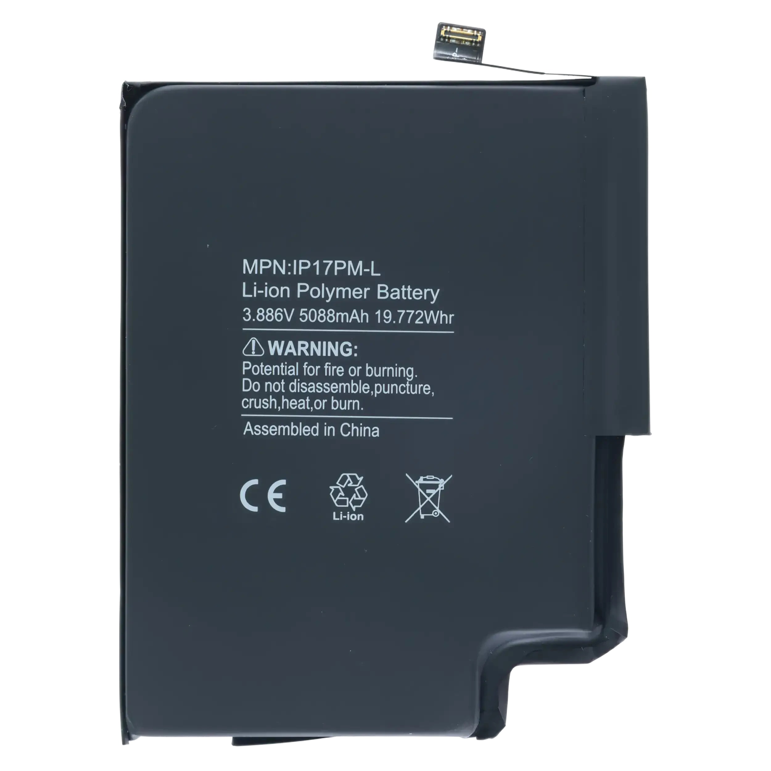 Batteria di ricambio per iPhone 17 Pro Max (US Version)
