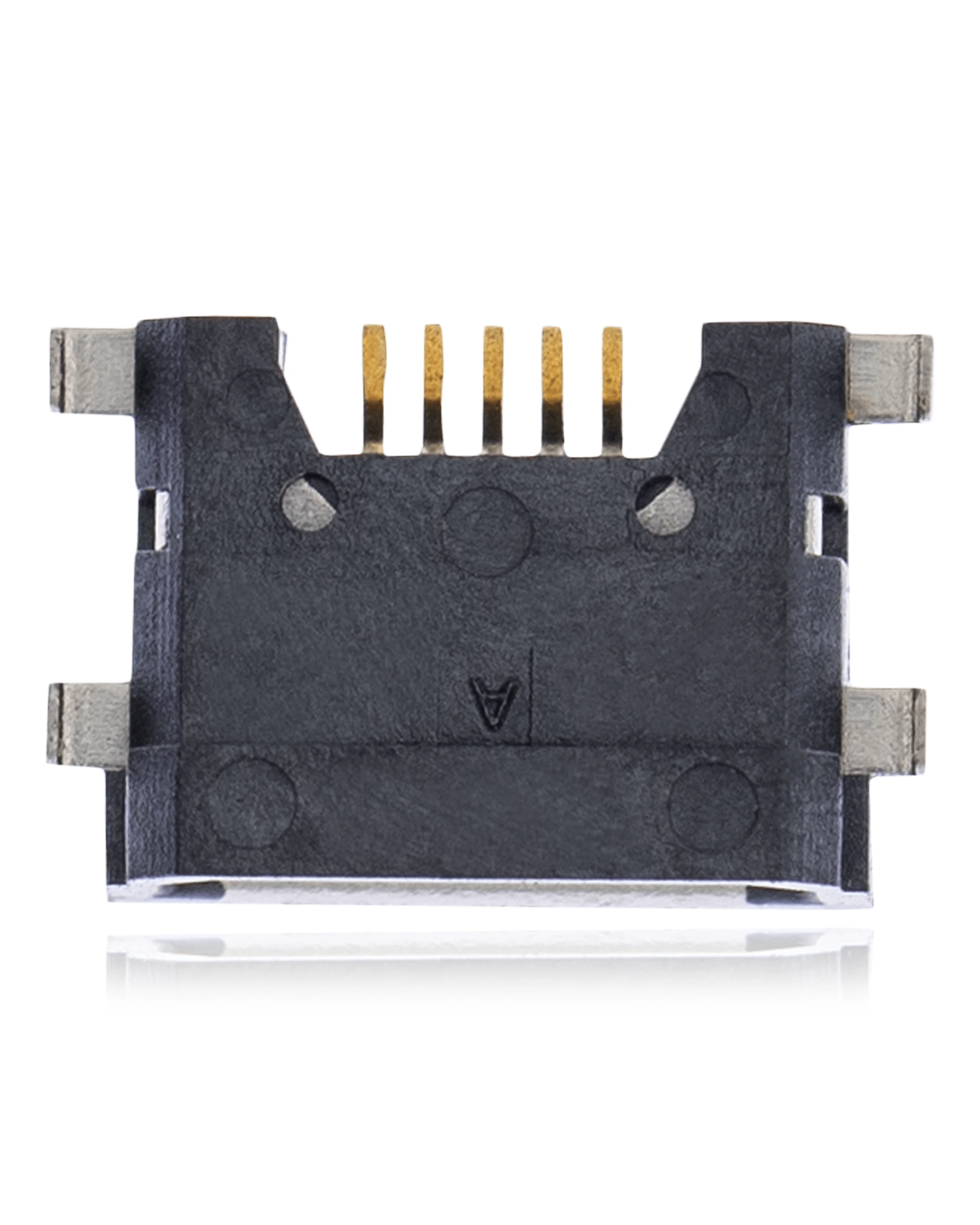 Connettore di ricarica soldering requiRosso - 05 Pin - Micro B - 4 Anchor Points (C271)