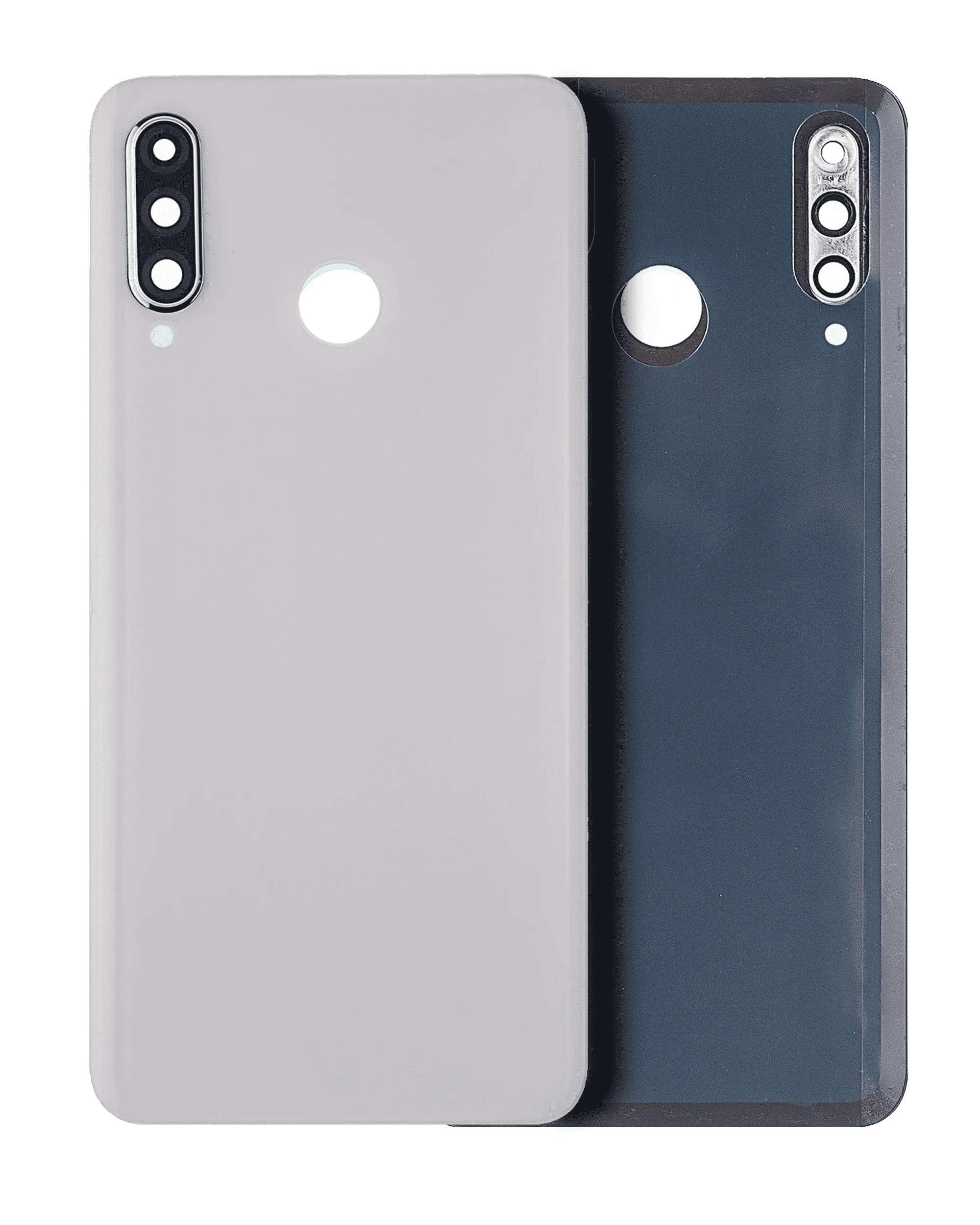 Back cover Glass With Camera Lens For Huawei P30 Lite / Nova 4E (4GB RAM / Without Logo) (Pearl Bianco)