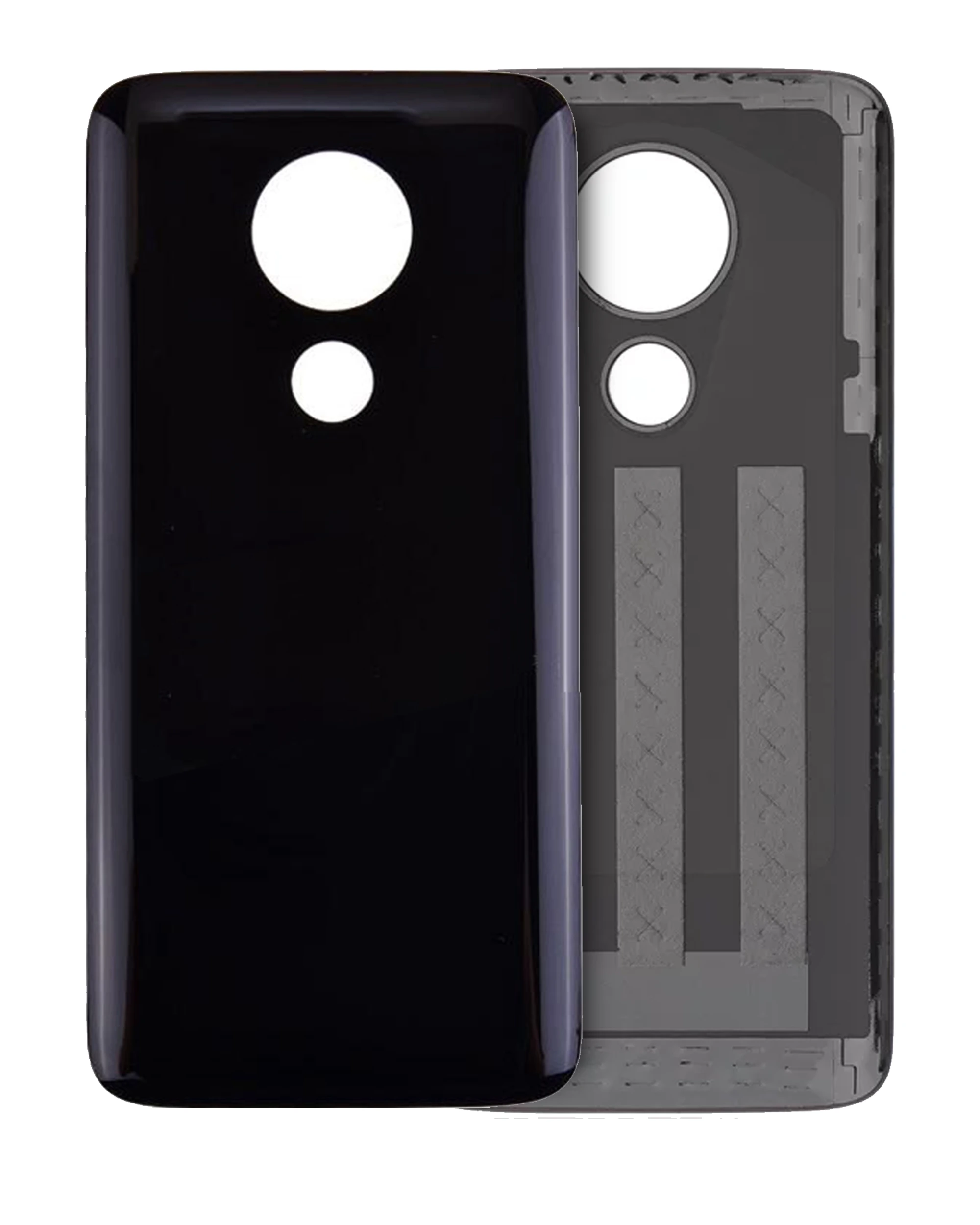 Back Cover Glass per Motorola Moto G7 Power (XT1955 / 2019) (Ceramic Nero)