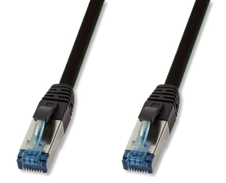 Cavo Patch Cat.6A S/FTP PUR IP20 UV 5m Nero