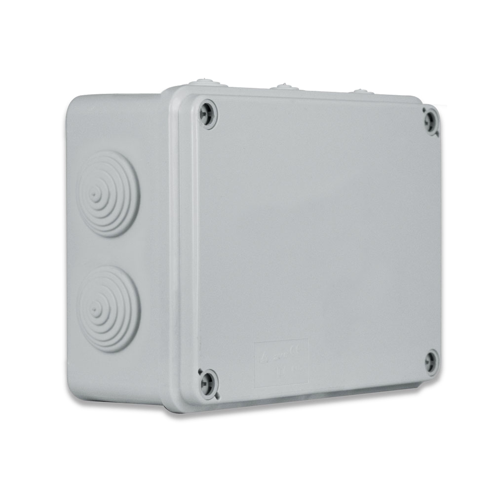 Scatola Rettangolare IP65 di Derivazione da Pareti con Passacavi 150x110