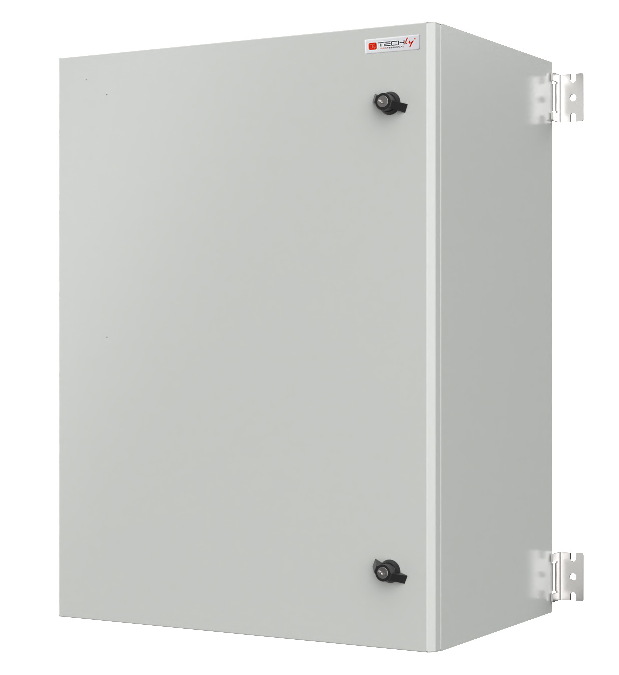 Armadio Rack 19'' a muro 17U grigio IP65 porta cieca prof. 600 mm