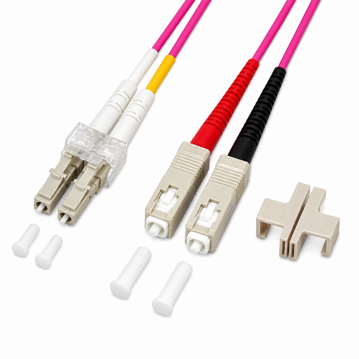Cavo Fibra Ottica Multimodale OM4 SC/LC 50/125 3 m