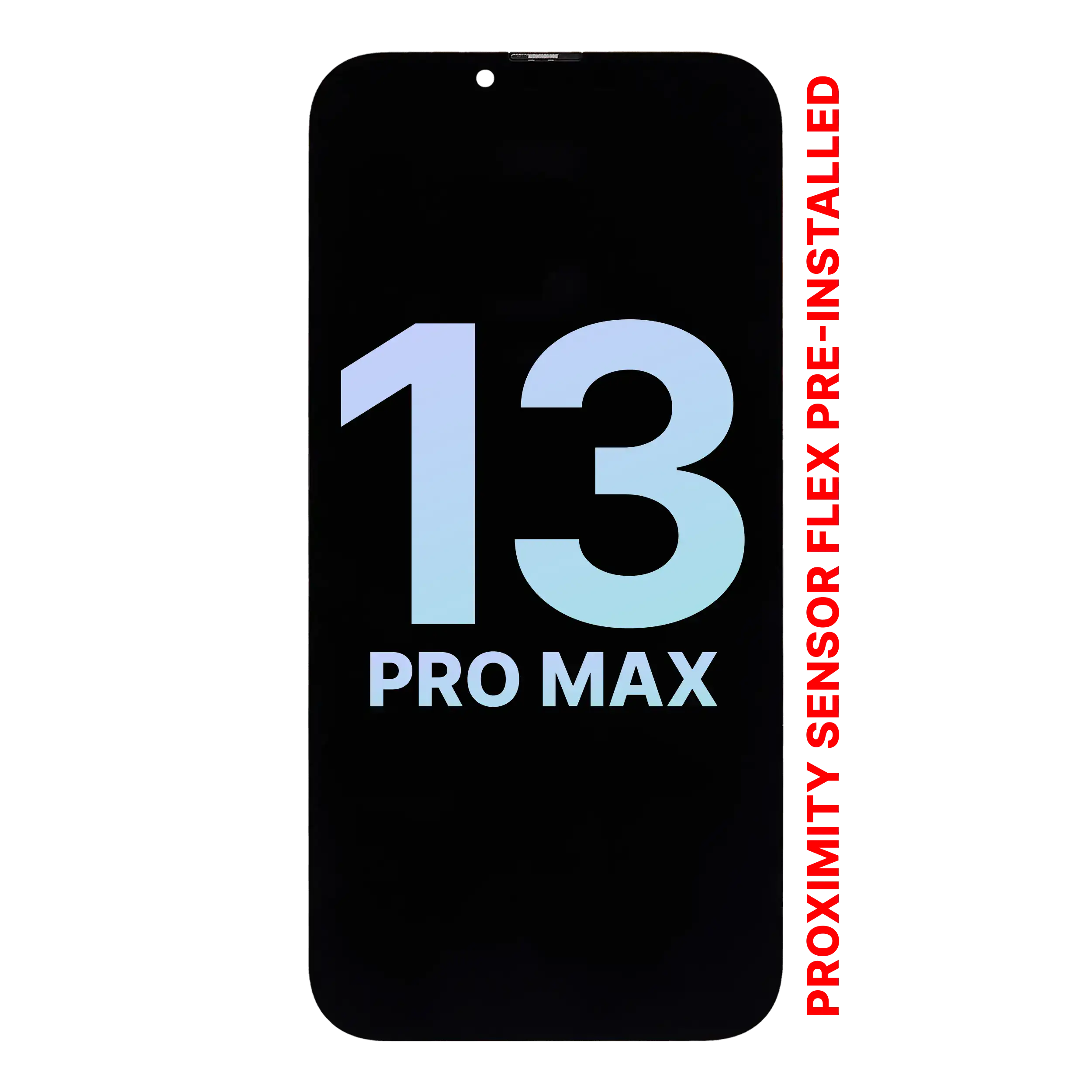 Display OLED completo con Sensore prossimità flat Pre-Installed per iPhone 13 Pro Max (Service Pack)