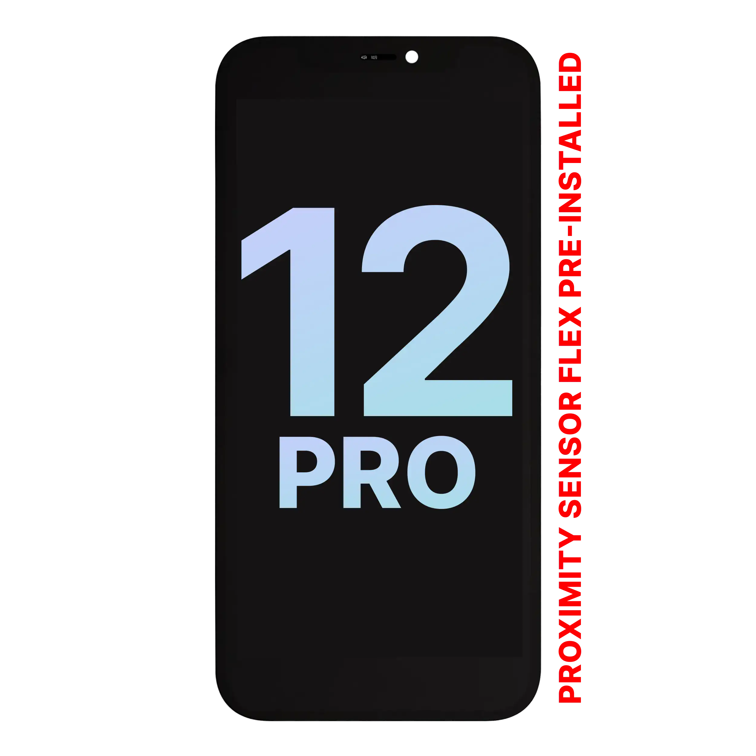 Display OLED completo con Sensore prossimità flat Pre-Installed per iPhone 12 Pro (Service Pack)