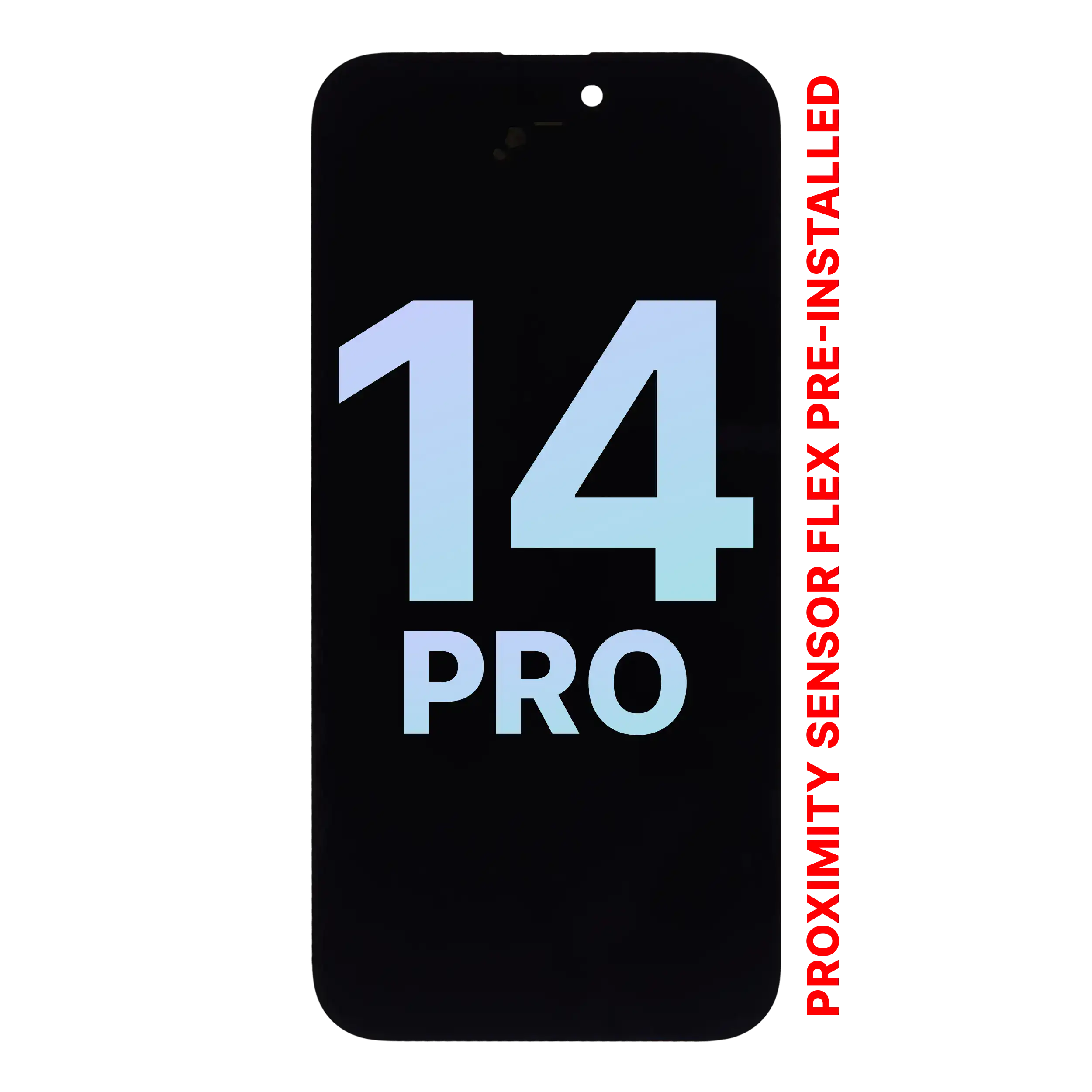 Display OLED completo con Sensore prossimità flat Pre-Installed per iPhone 14 Pro (Service Pack)