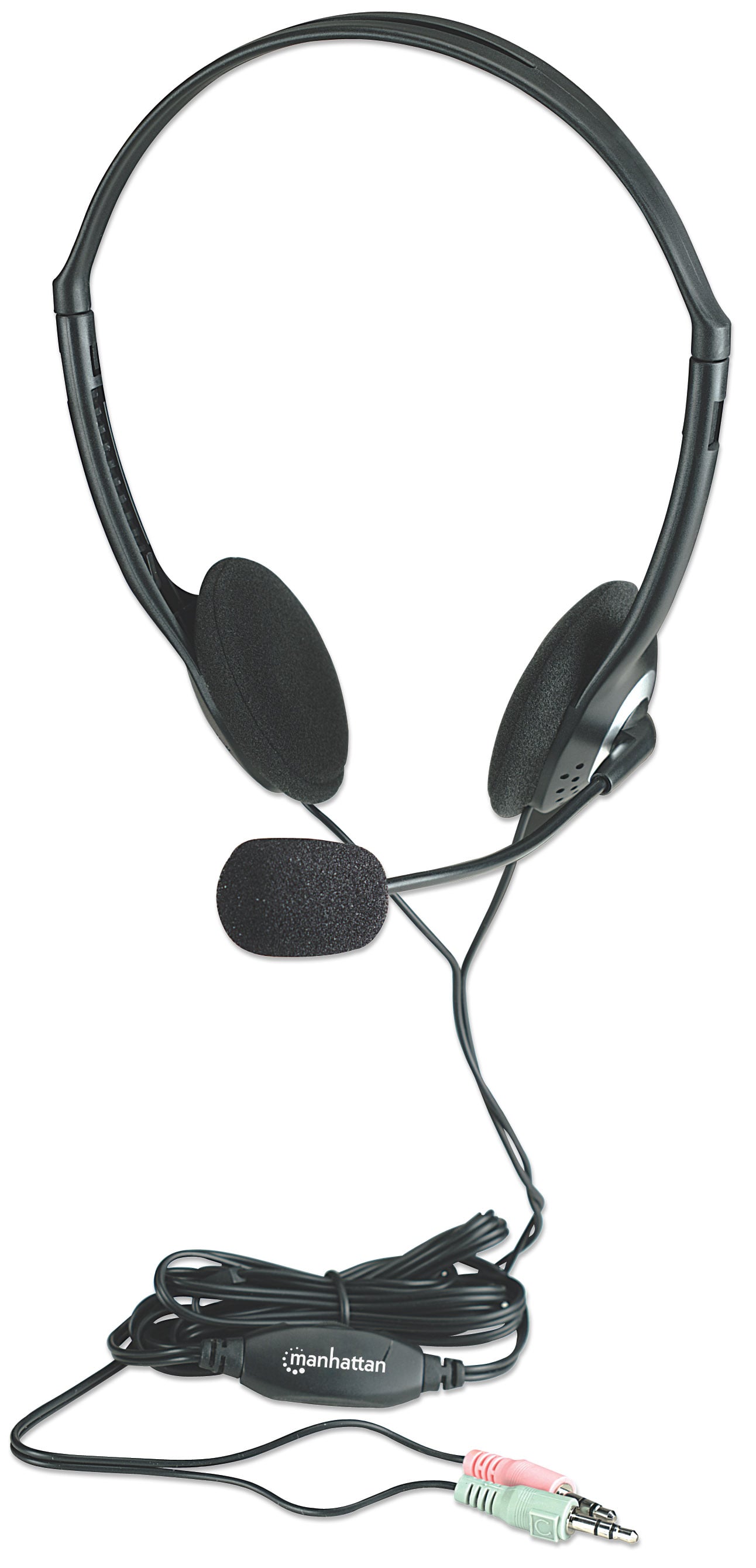 Cuffie Stereo con Microfono e Regolazione del Volume