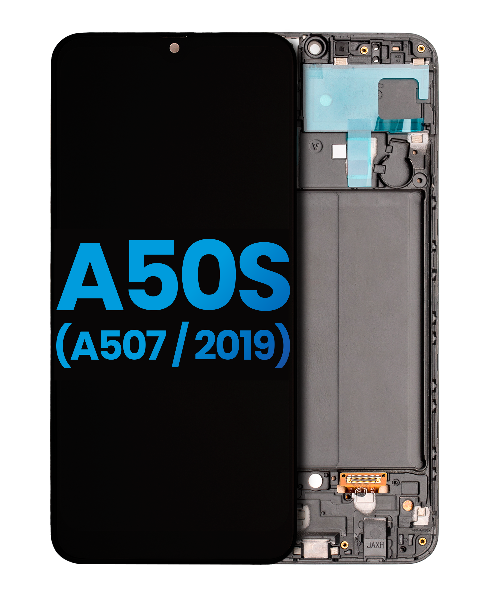 Display LCD completo con Frame per Samsung Galaxy A50s (A507 / 2019) (Aftermarket: Incell) (tutti i colori)