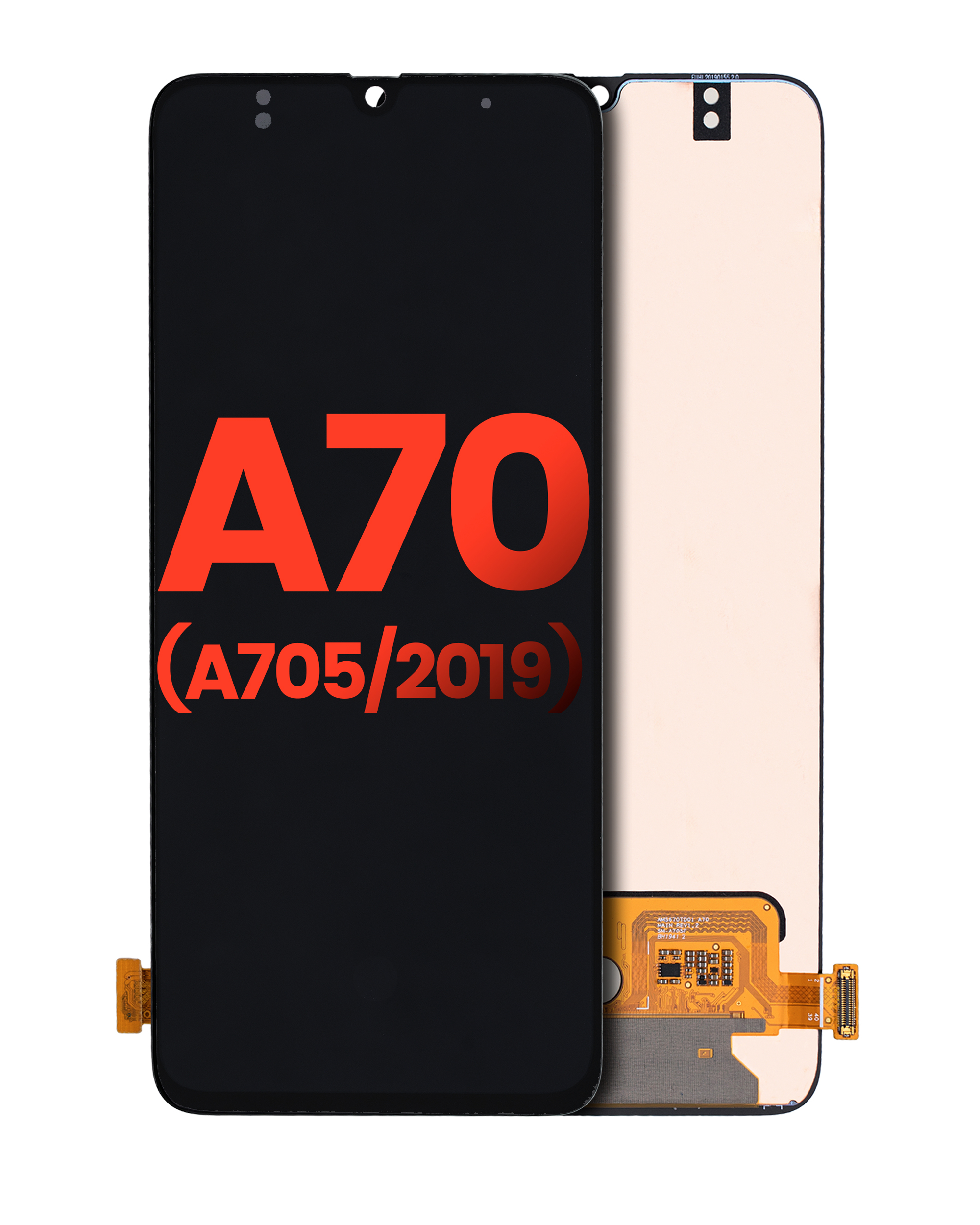 Display OLED completo senza Frame per Samsung Galaxy A70 (A705 / 2019) (6.67") (tutti i colori)