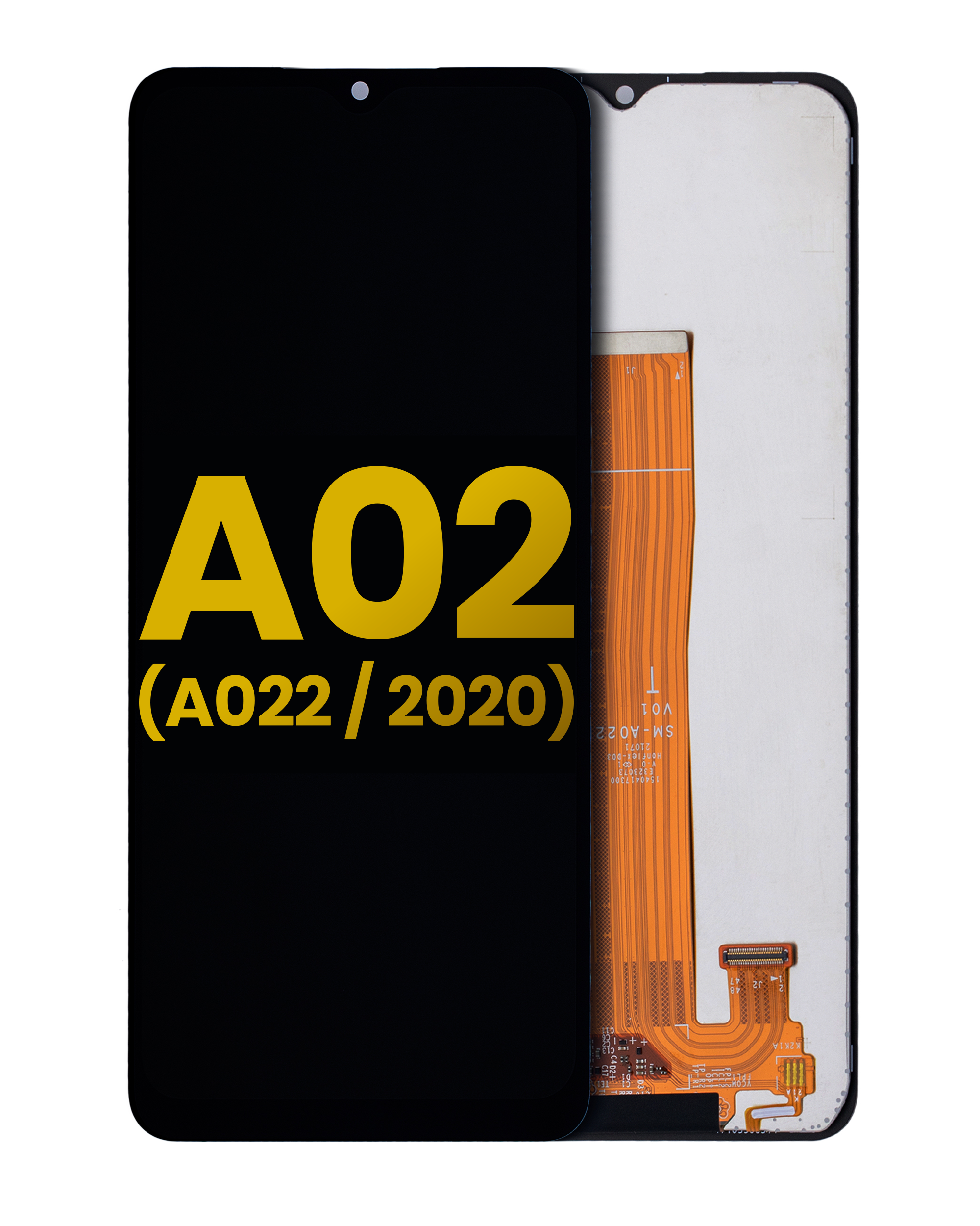 Display LCD completo senza Frame per Samsung Galaxy A02 (A022 / 2020) (Refurbished) (tutti i colori)