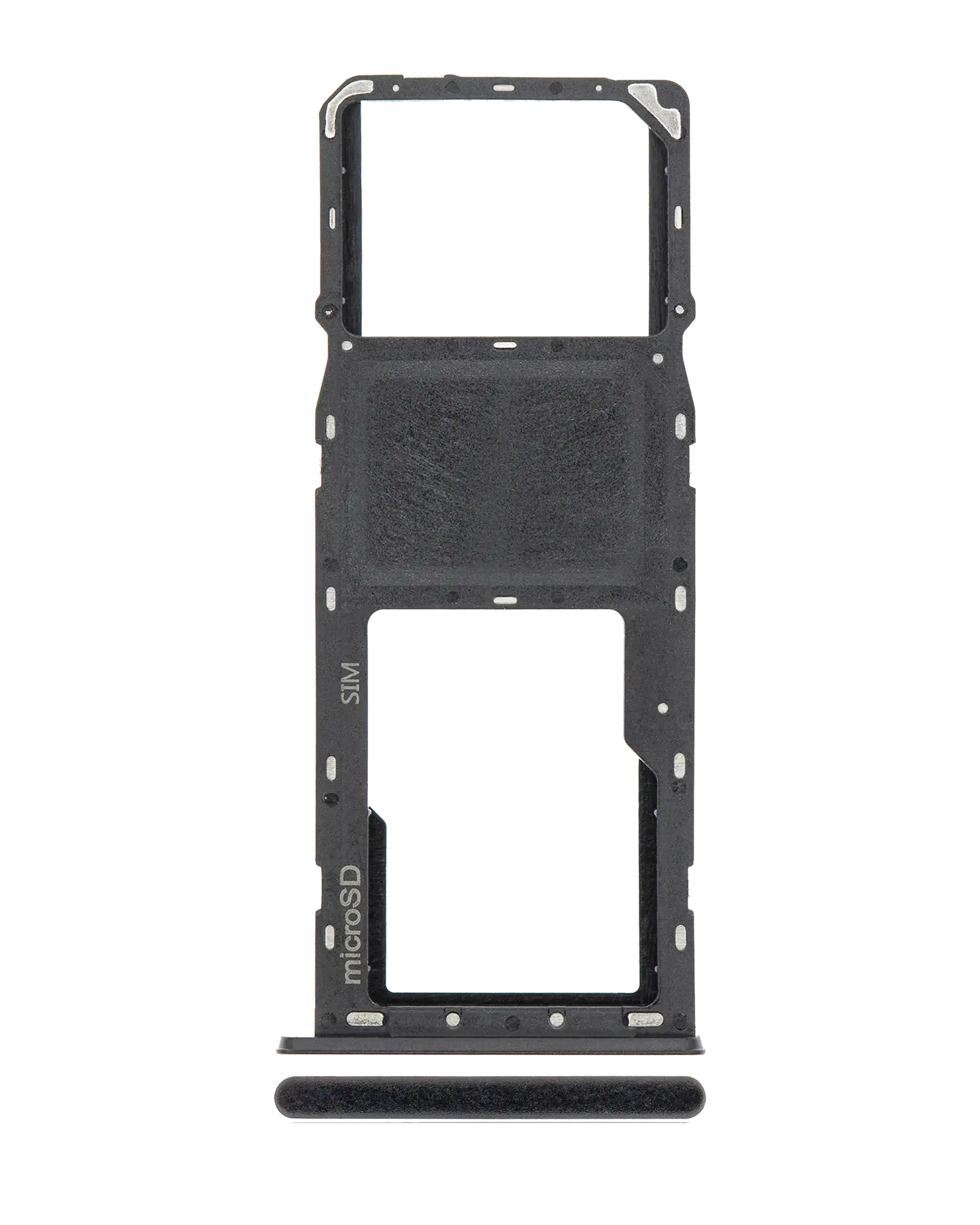 Carrellino SIM singola per Samsung Galaxy A21 (A215 / 2020) (Grigio cosmico)