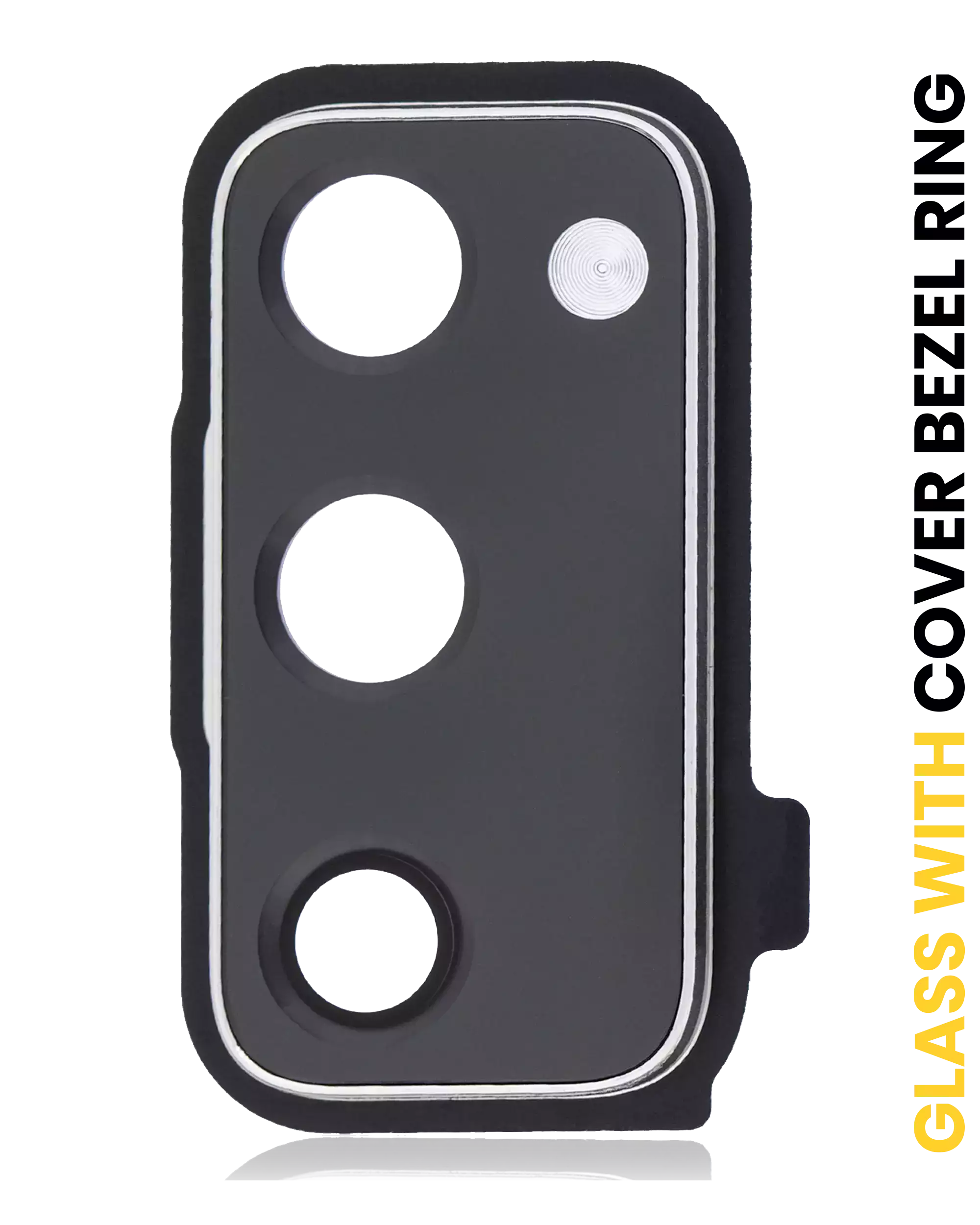Lente fotocamera posteriore con Cover Cornice Ring per Samsung Galaxy S20 FE 5G (Cloudy Bianco)