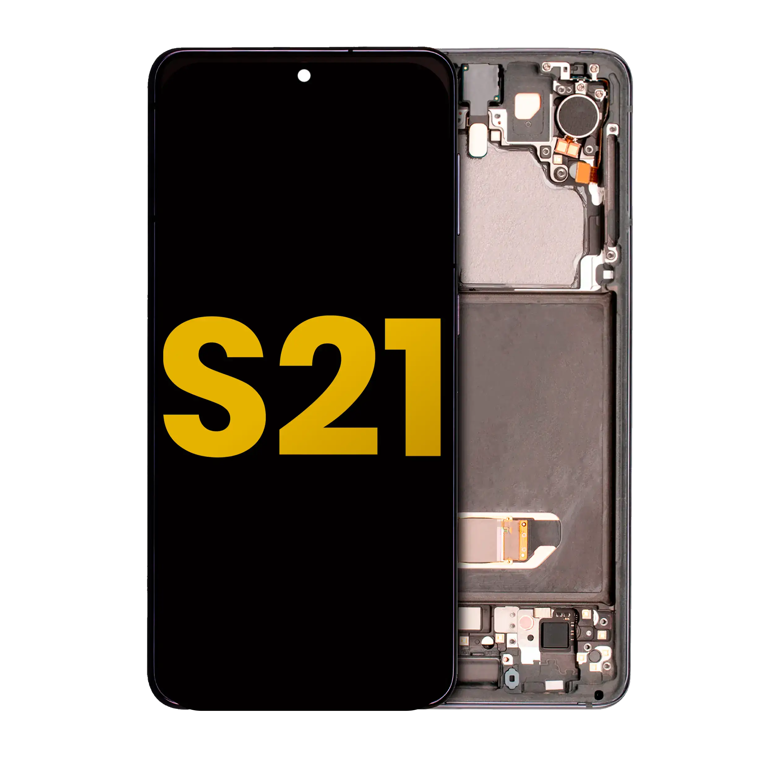 Display OLED completo con Frame per Samsung Galaxy S21 5G (Refurbished) (Phantom Grigio)