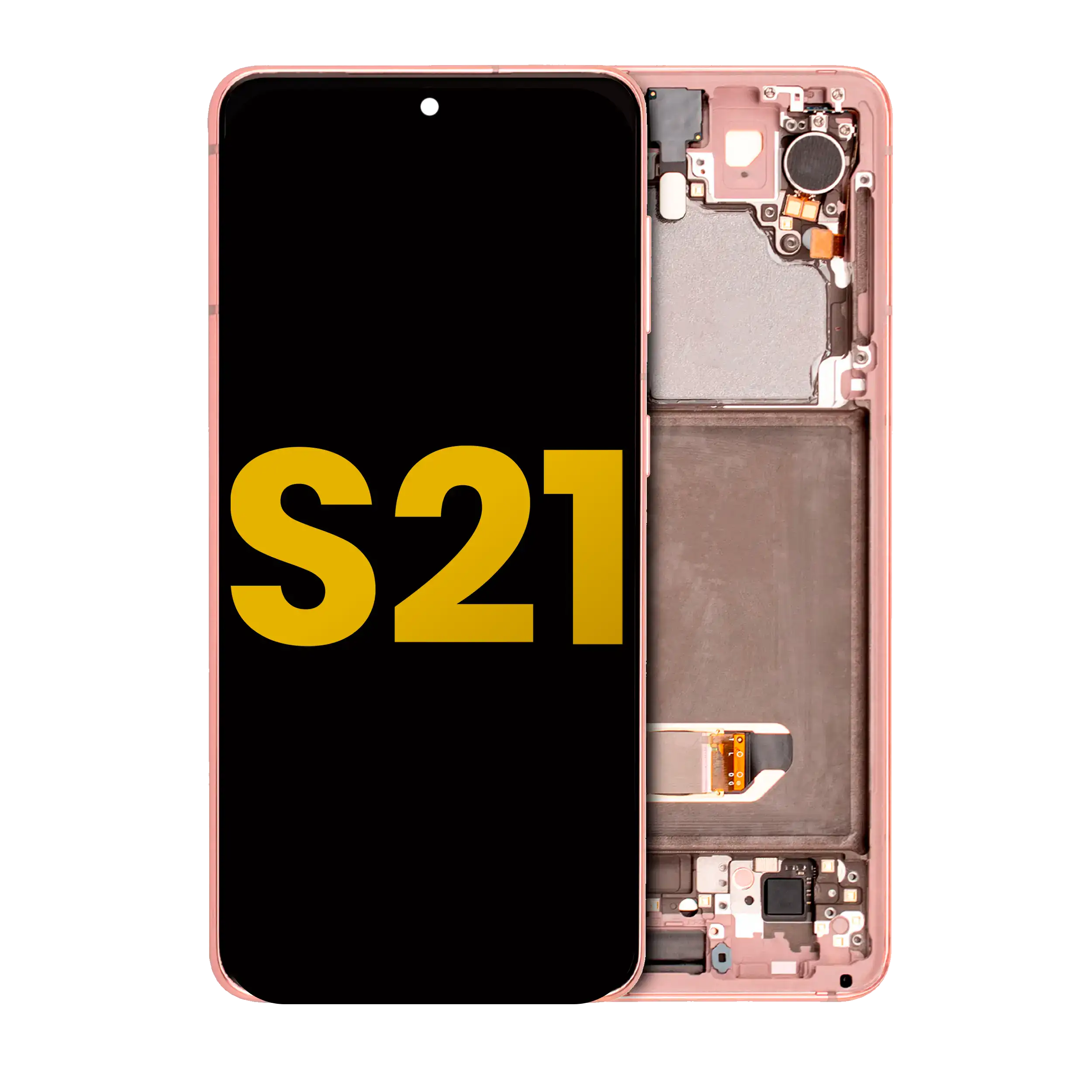 Display OLED completo con Frame per Samsung Galaxy S21 5G (Refurbished) (Phantom Rosa)