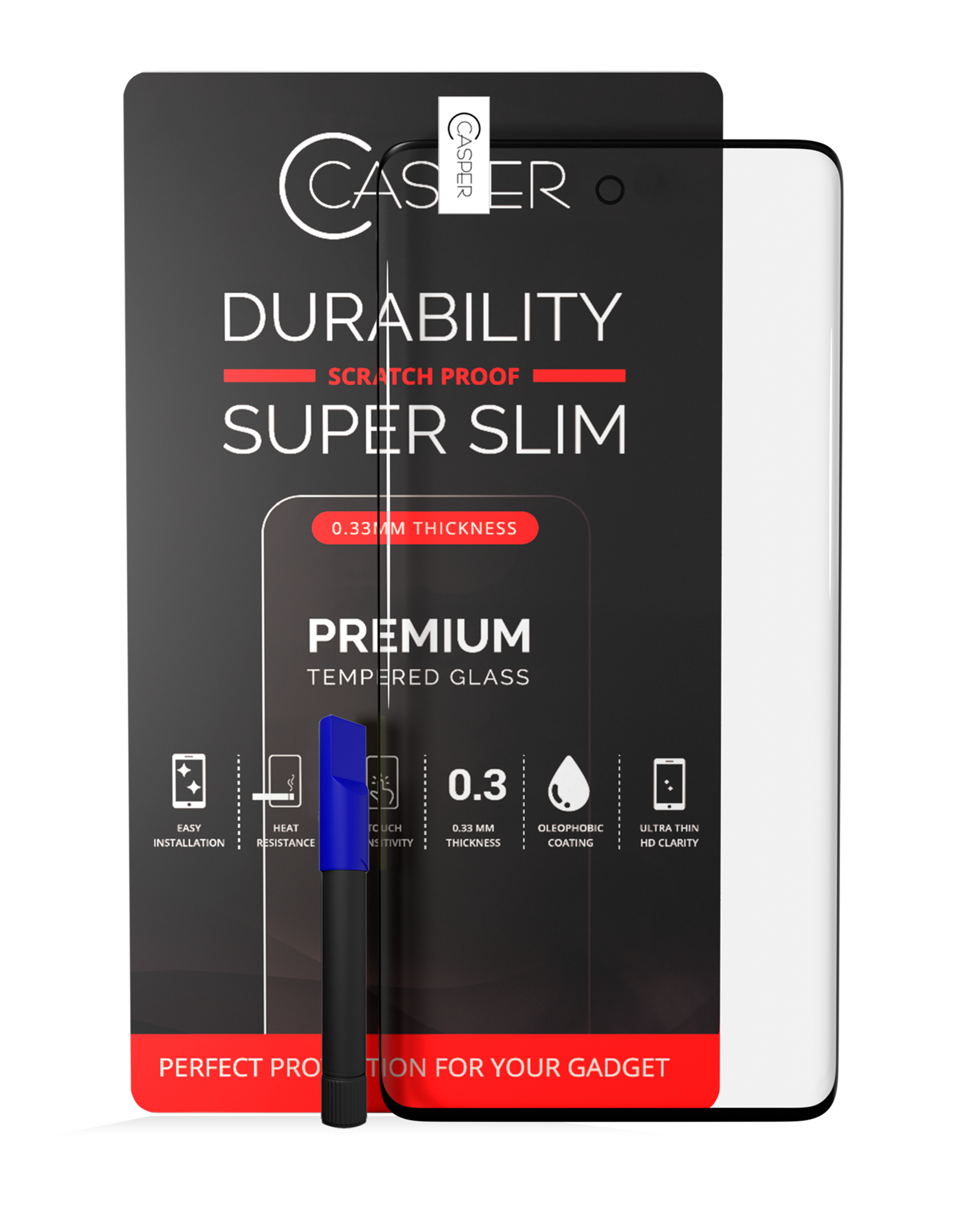 Casper UV Vetro temperato con Glue per Samsung Galaxy S20 Ultra (Case Friendly) (confezione retail)