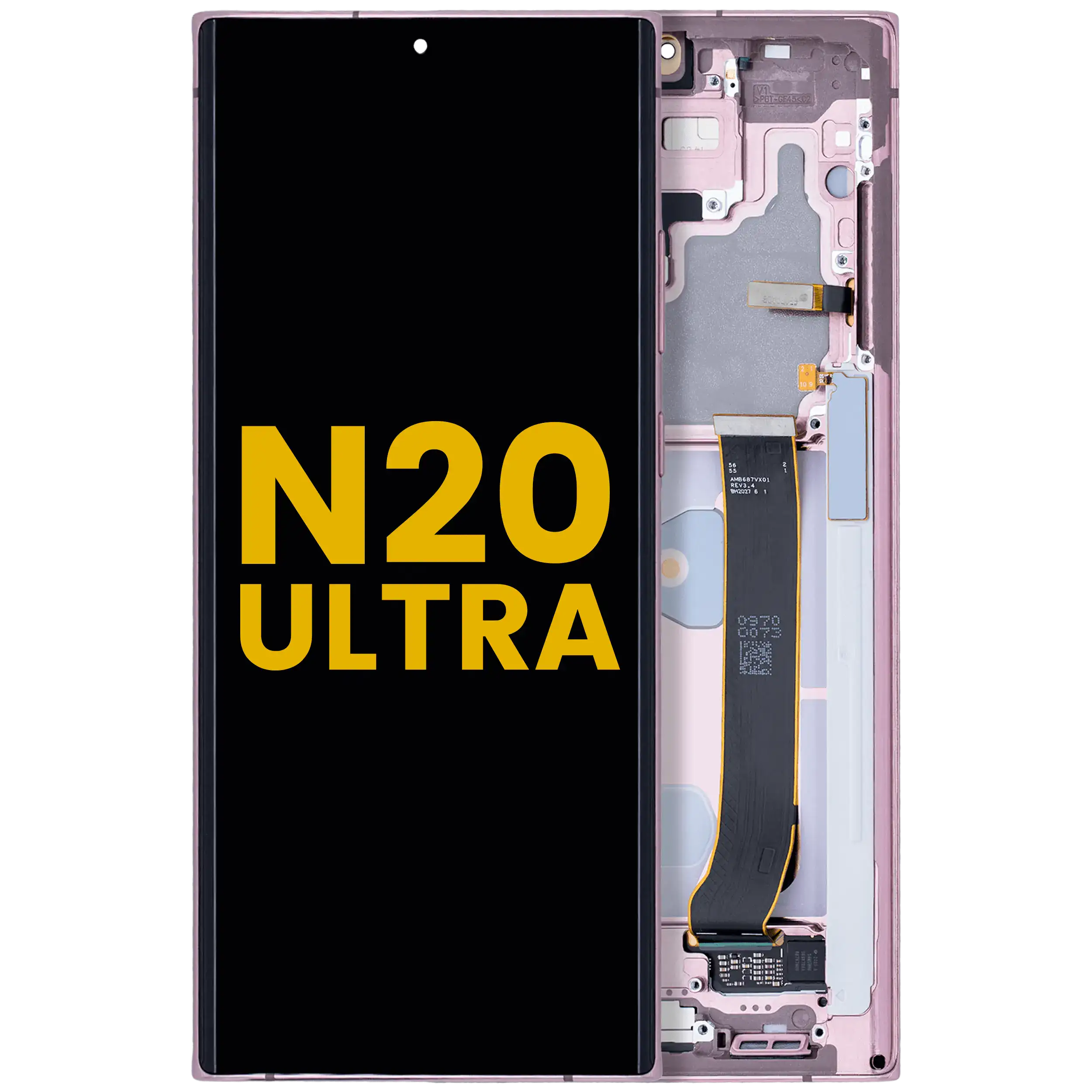 Display OLED completo con Frame per Samsung Galaxy Note 20 Ultra 5G (Refurbished) (Mystic Bronze)