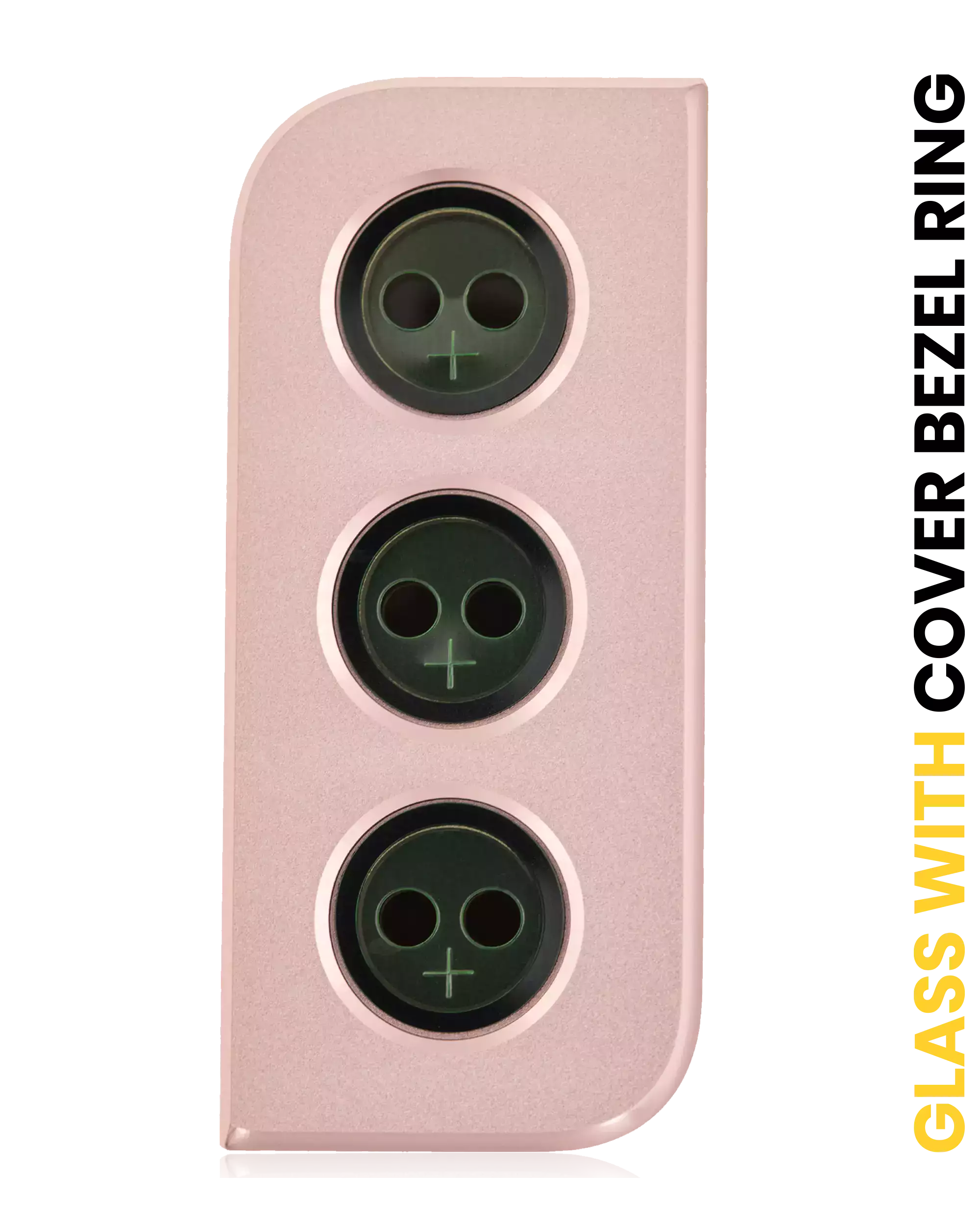 Lente fotocamera posteriore con Cover Cornice Ring per Samsung Galaxy S21 (Phantom Rosa)