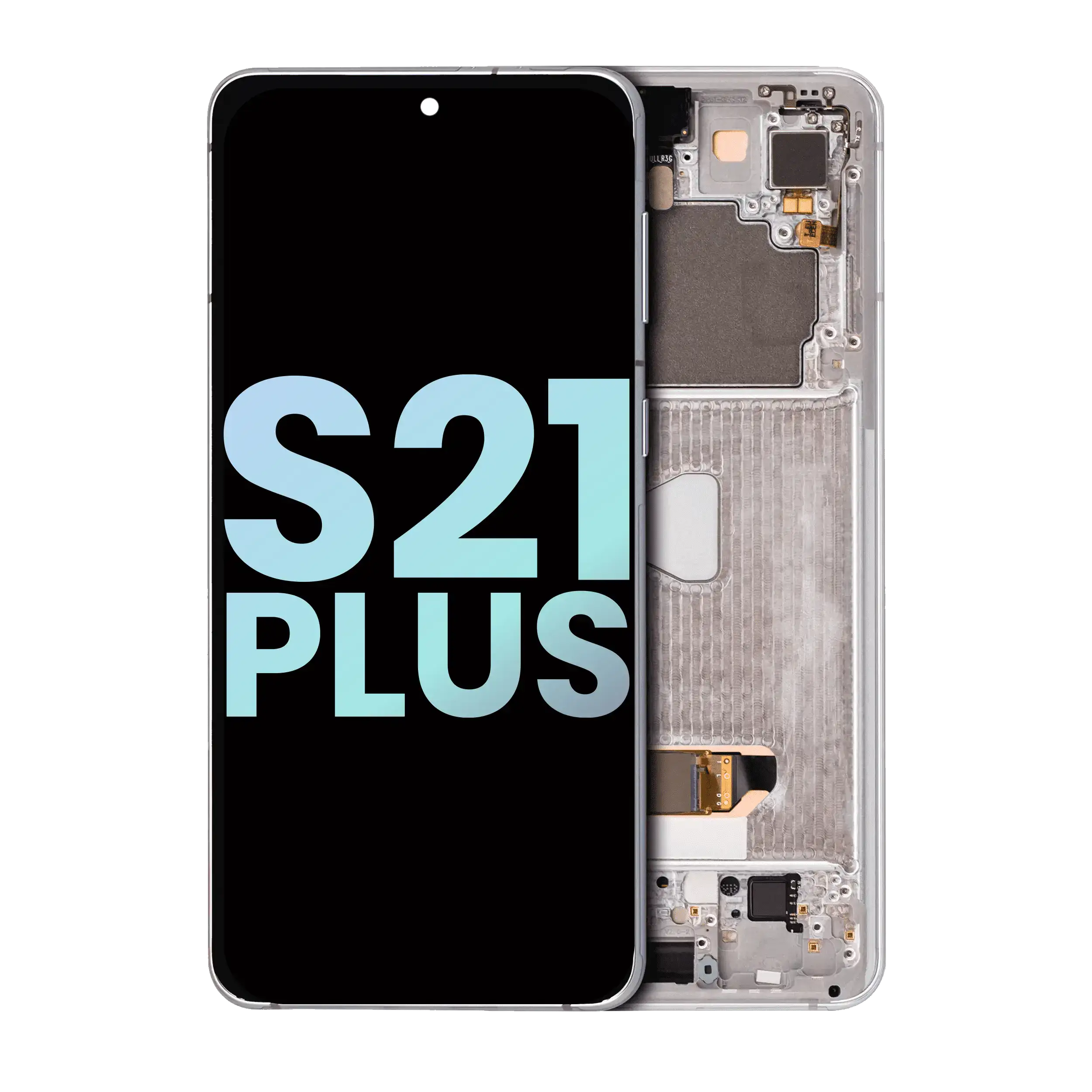 Display OLED completo con Frame per Samsung Galaxy S21 Plus 5G (Service Pack) (Phantom Argento)